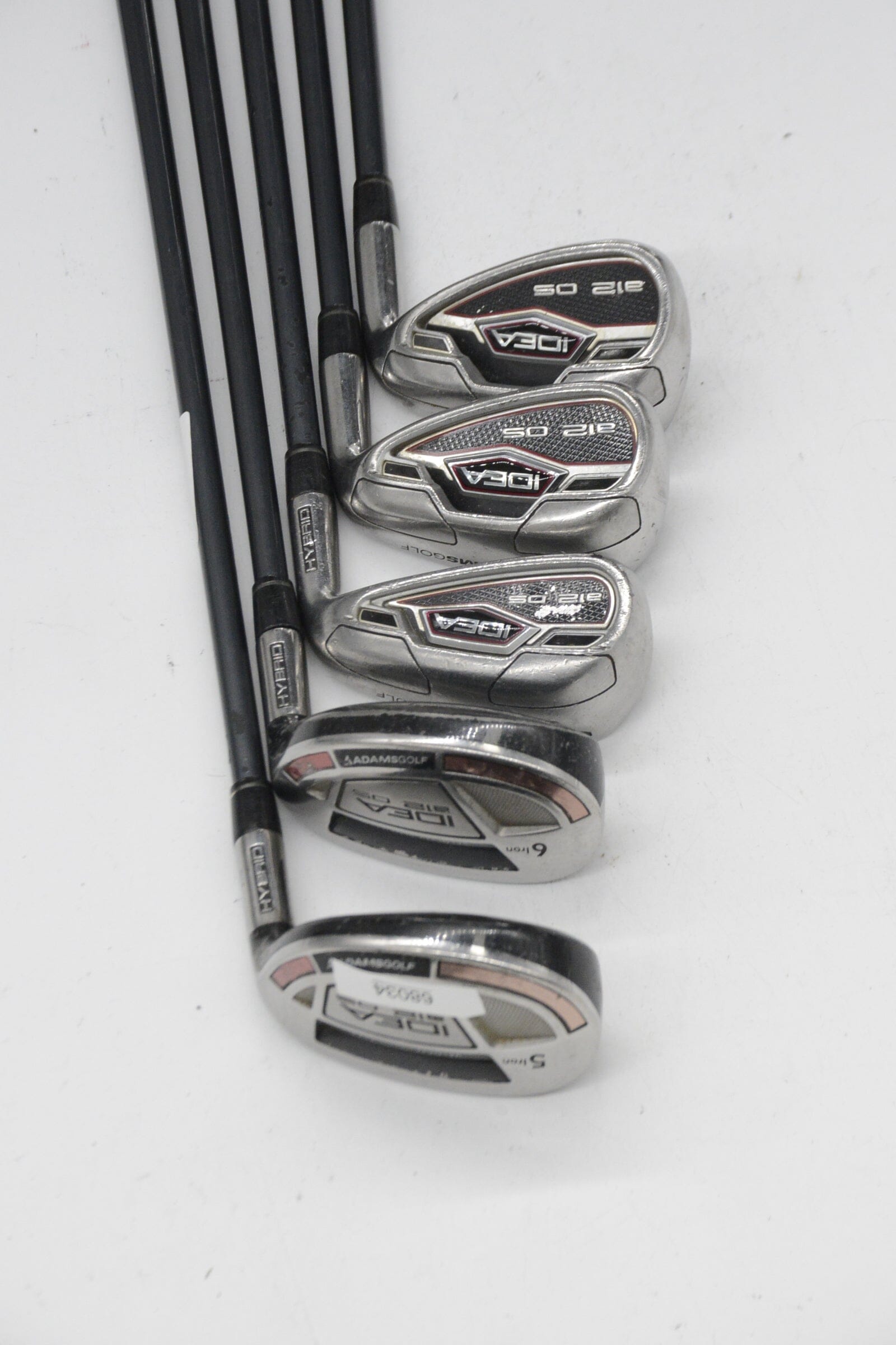 Adams Idea A12Os Hybrid 5-7, 9-PW Iron Set R Flex Std Length Golf Clubs GolfRoots 