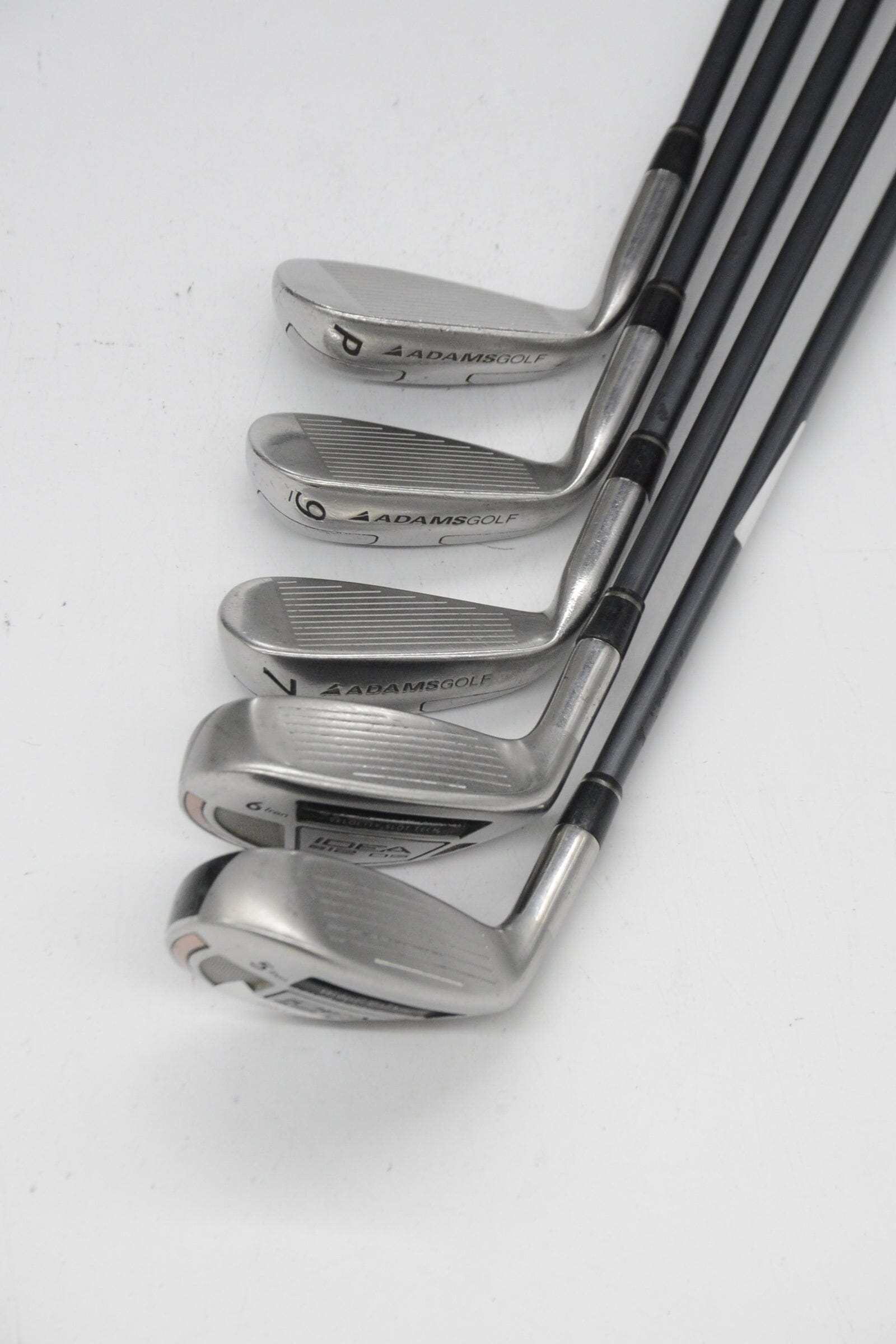 Adams Idea A12Os Hybrid 5-7, 9-PW Iron Set R Flex Std Length Golf Clubs GolfRoots 