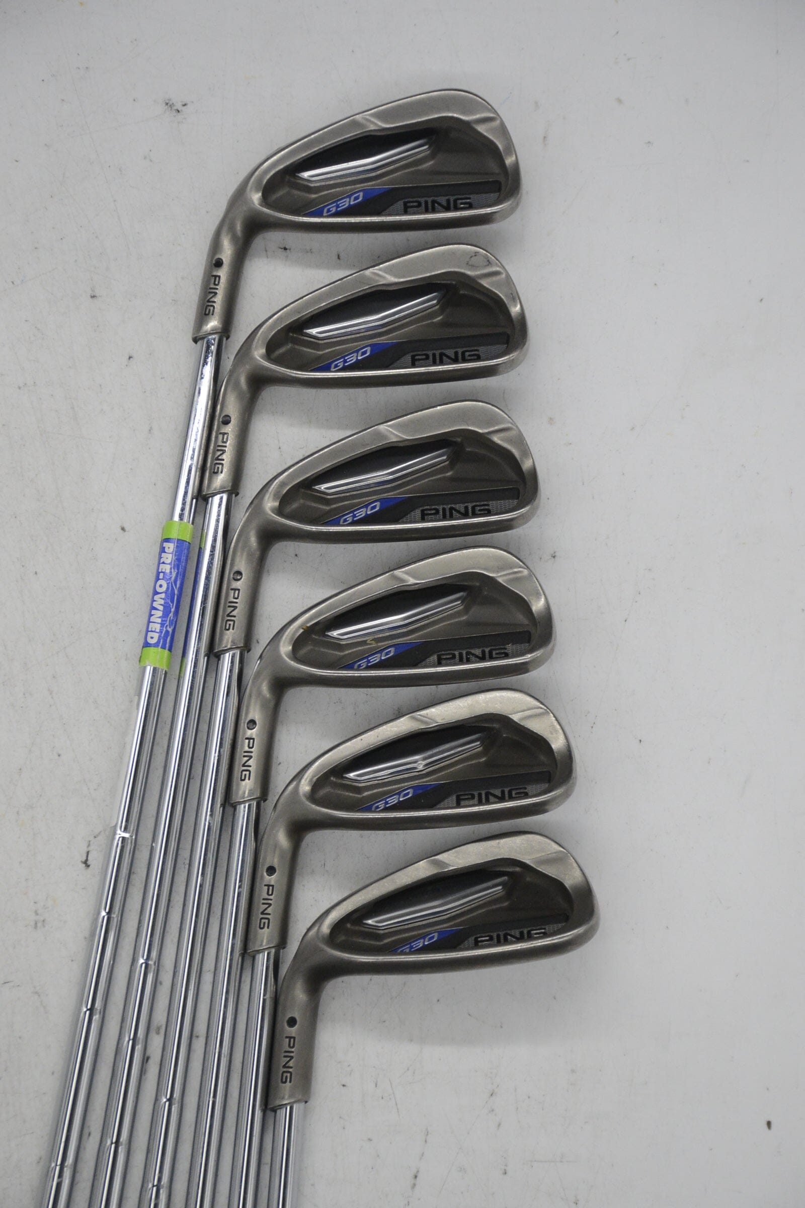 Lefty Ping G30 5-PW Iron Set S Flex +0.5" Golf Clubs GolfRoots 