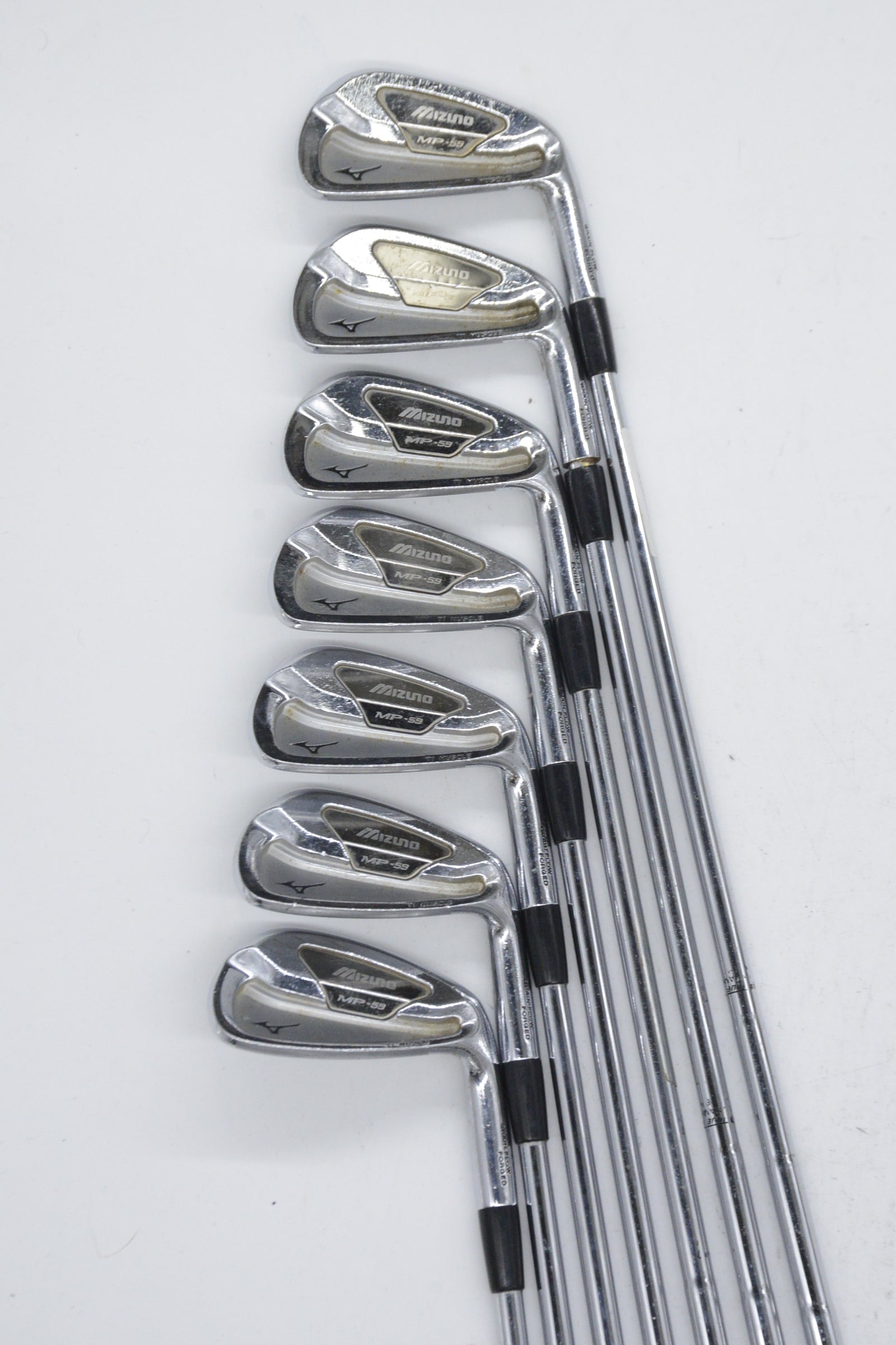 Mizuno MP-59 4-PW Iron Set S Flex +0.5"