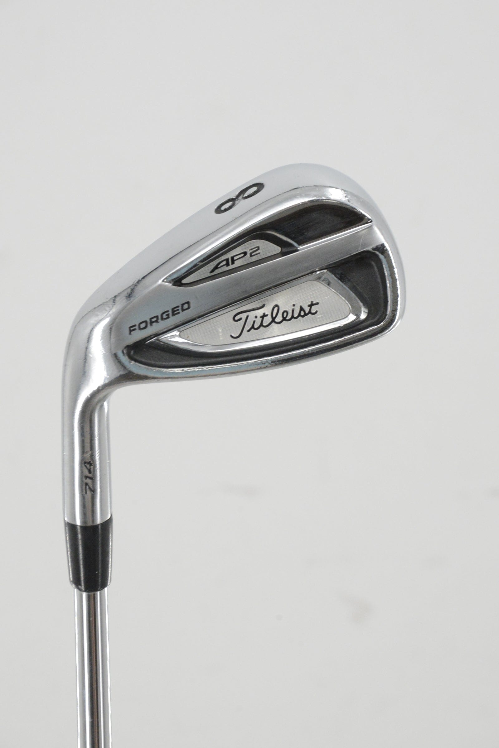 Lefty Titleist 714 AP2 Forged 3-8, PW Iron Set S Flex +0.25" Golf Clubs GolfRoots 