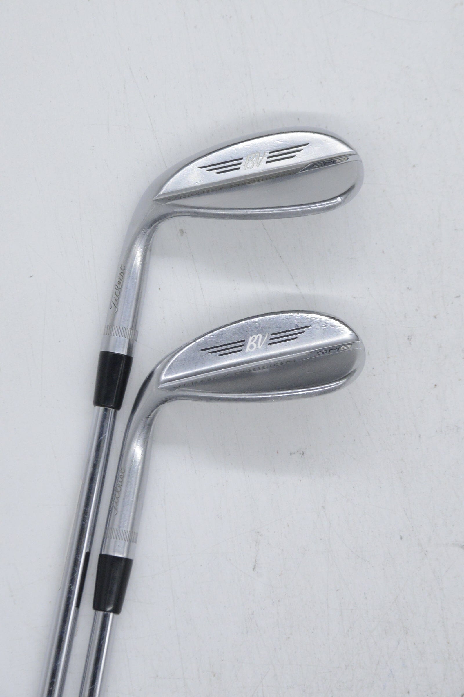 Lefty Titleist Vokey SM8 Tour Chrome 54 & 58 Degree Wedge Set Wedge Flex Golf Clubs GolfRoots 