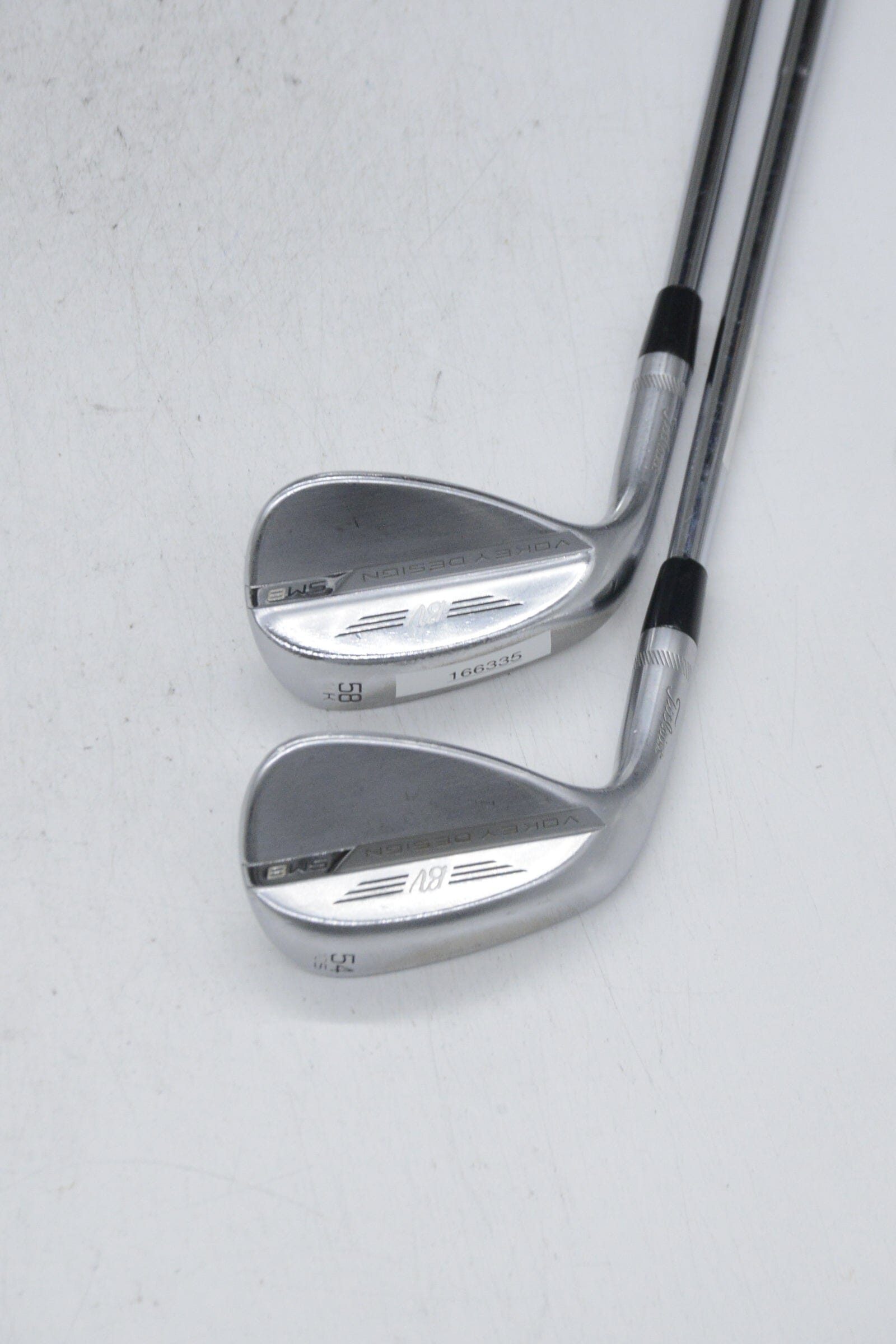 Lefty Titleist Vokey SM8 Tour Chrome 54 & 58 Degree Wedge Set Wedge Flex Golf Clubs GolfRoots 
