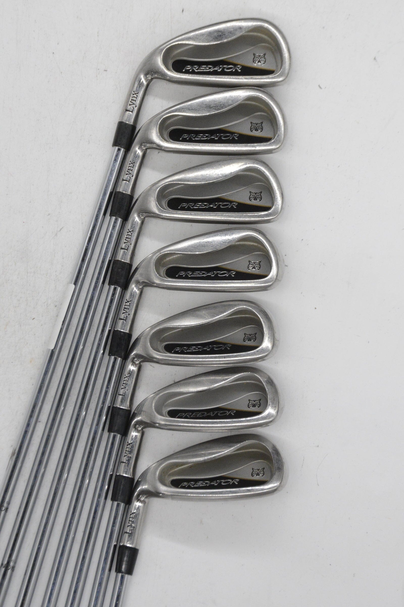 Lefty Lynx Predator 4-PW Iron Set R Flex -0.75" Golf Clubs GolfRoots 