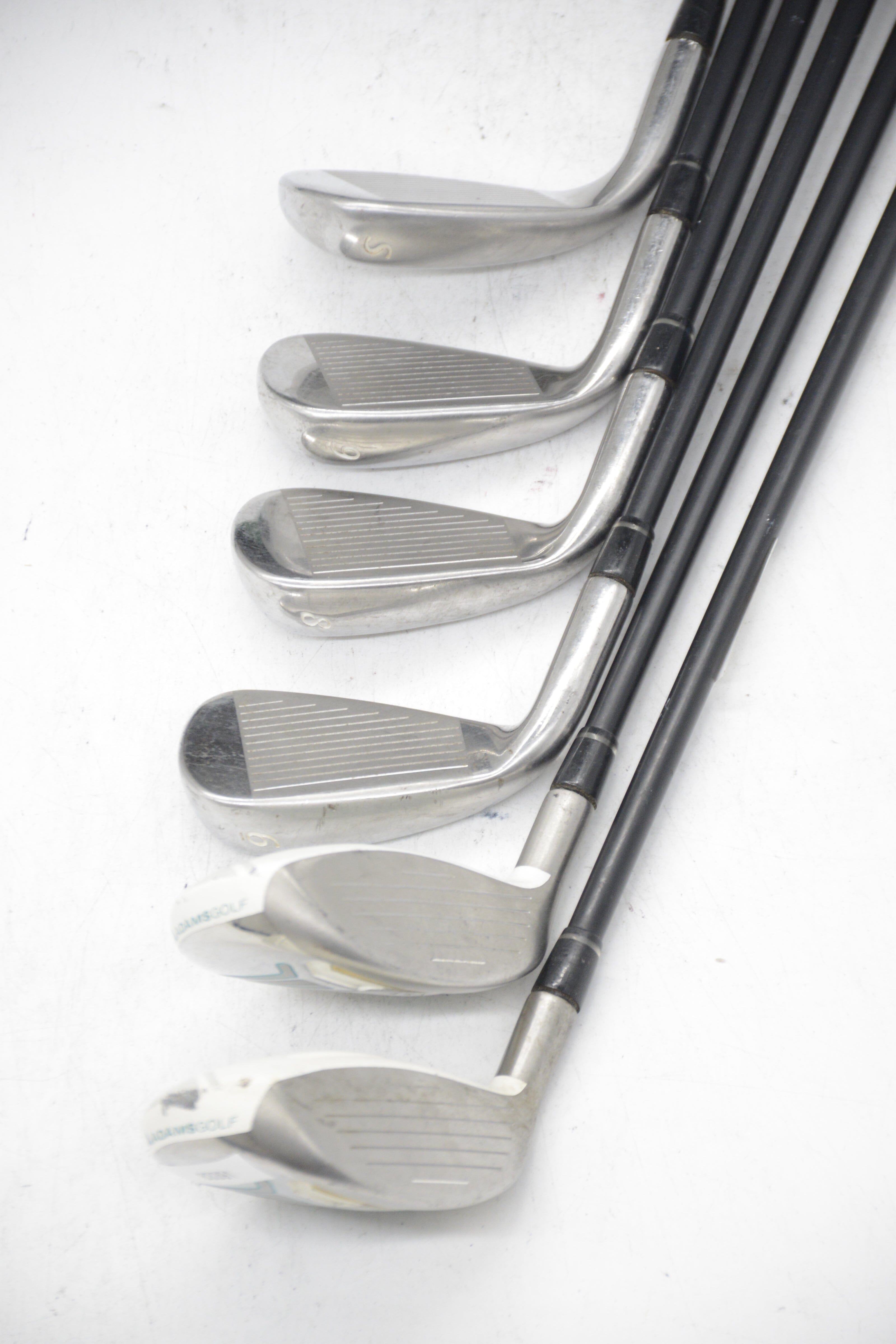 Women's Adams Idea Super S 4H, 5H, 6, 8-9, SW Iron Set W Flex +0.5" Golf Clubs GolfRoots 