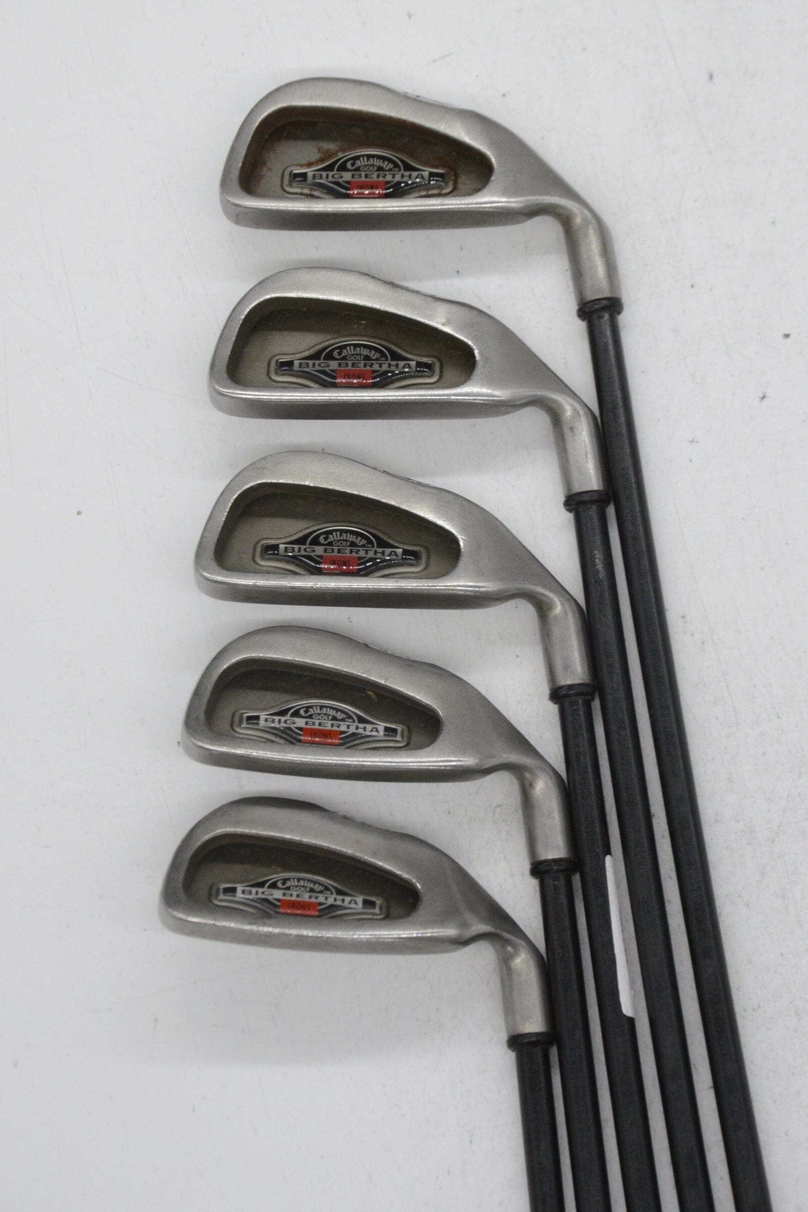 Callaway Big Bertha 1996 4-6, 8-9 Iron Set S Flex +1" Golf Clubs GolfRoots 