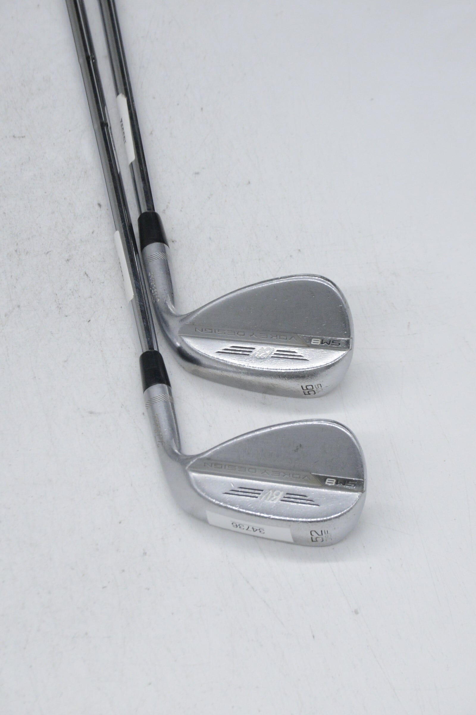 Titleist Vokey SM8 Tour Chrome 52 & 56 Degree Wedge Set Wedge Flex Golf Clubs GolfRoots 