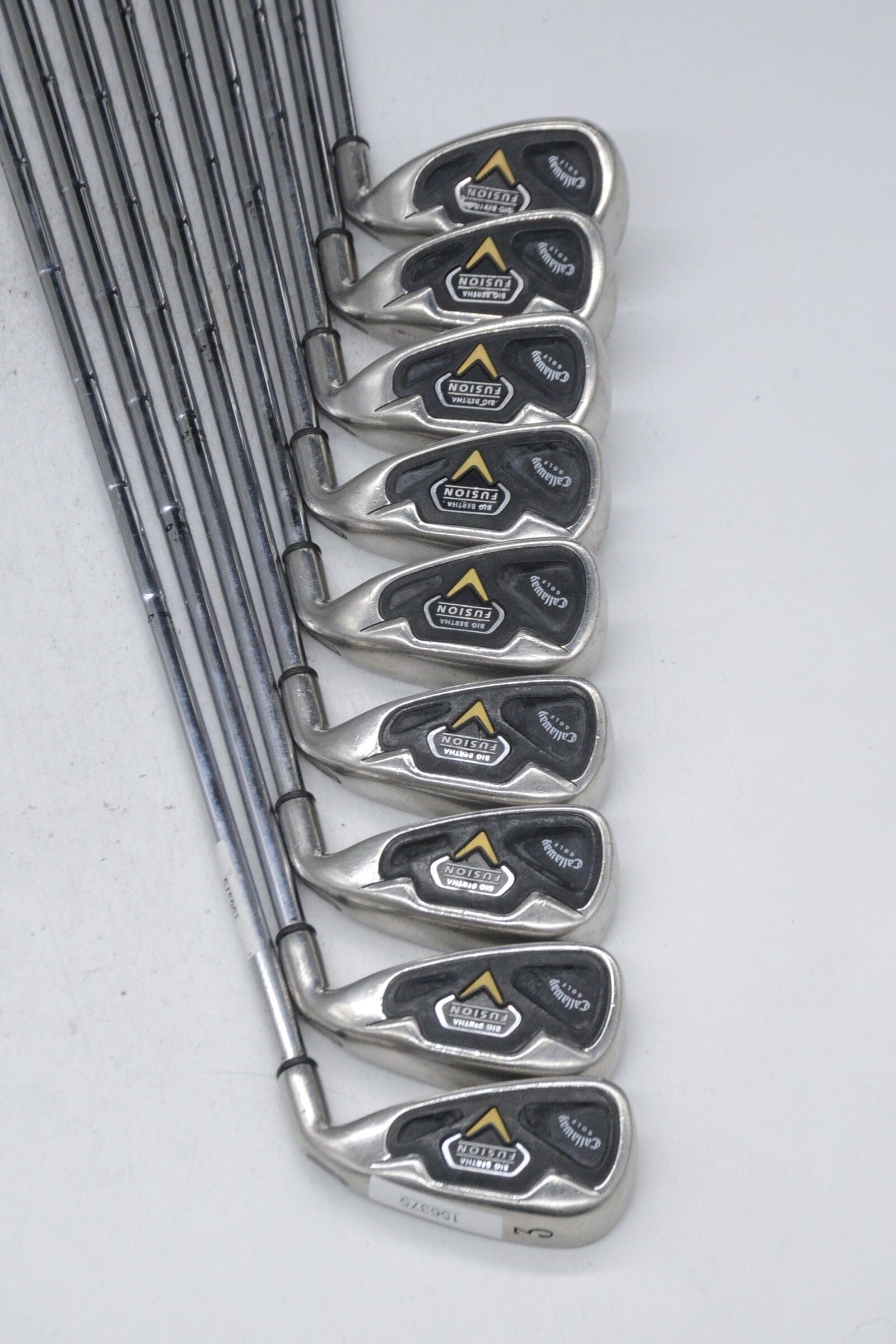 Callaway Big Bertha Fusion 3-6, 8-SW Iron Set S Flex +0.5" Golf Clubs GolfRoots 