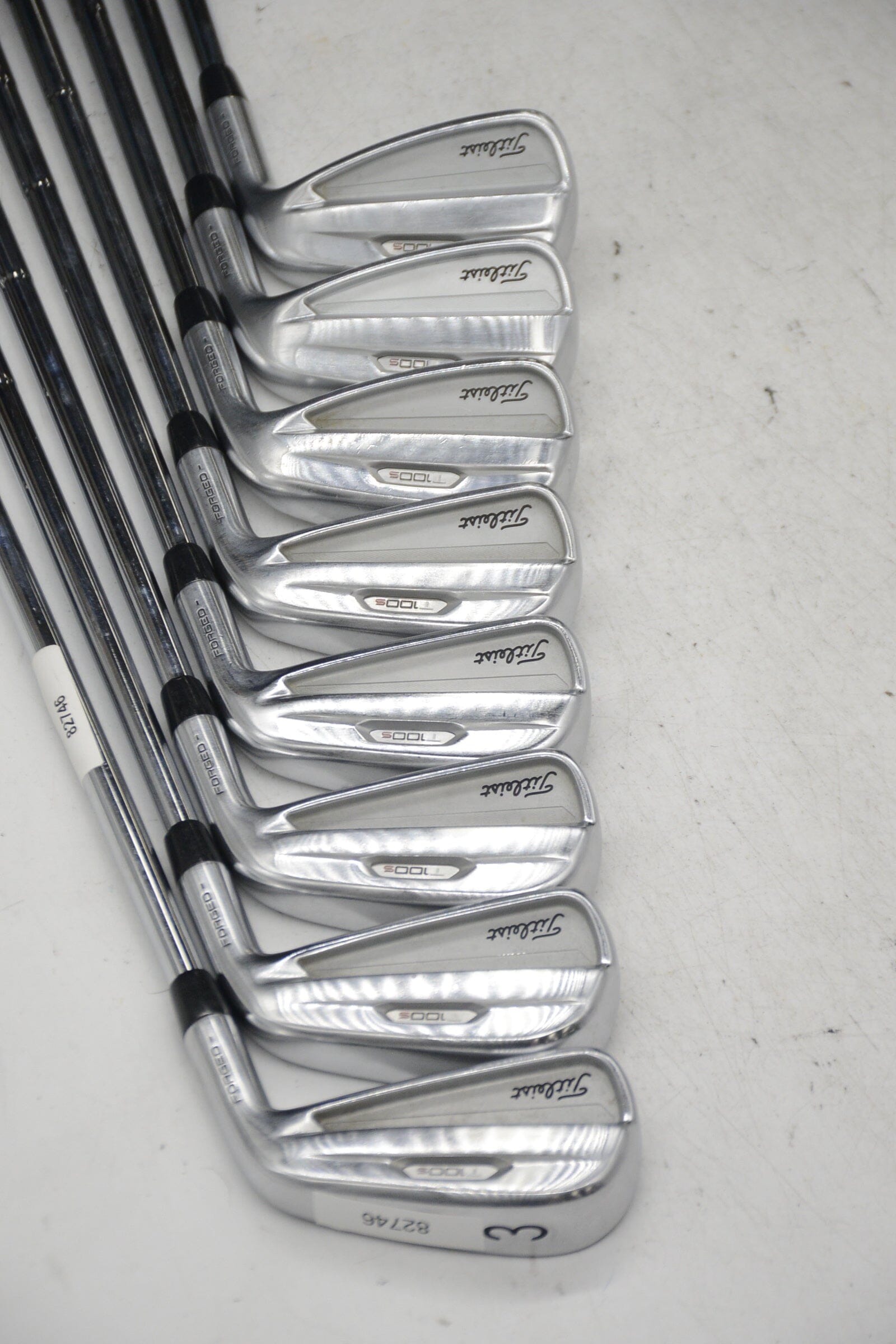 Titleist T100S 2021 3-PW Iron Set X Flex +0.25" Golf Clubs GolfRoots 