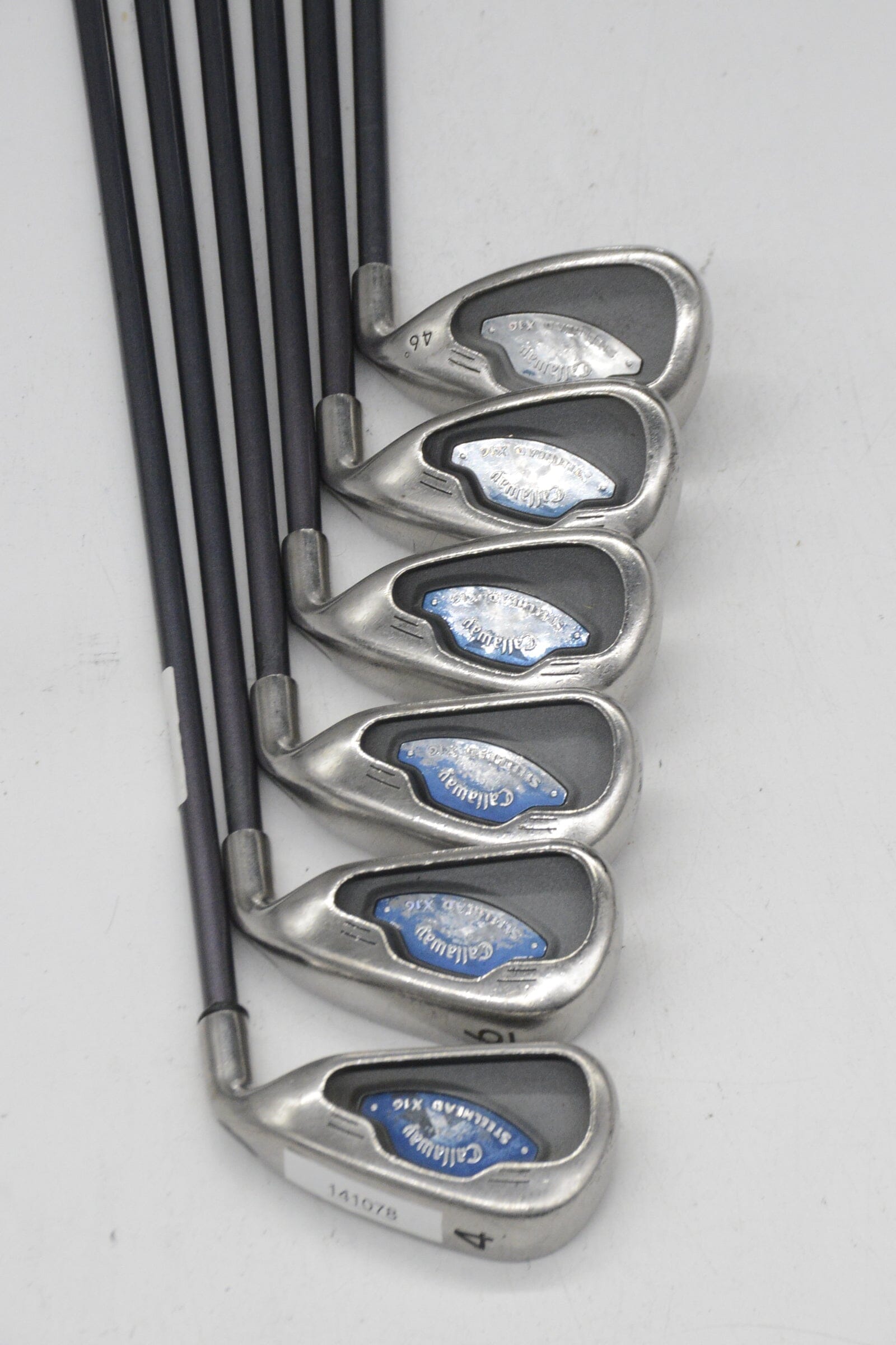Callaway Steelhead X-16 4, 6-PW Iron Set R Flex -0.5" Golf Clubs GolfRoots 