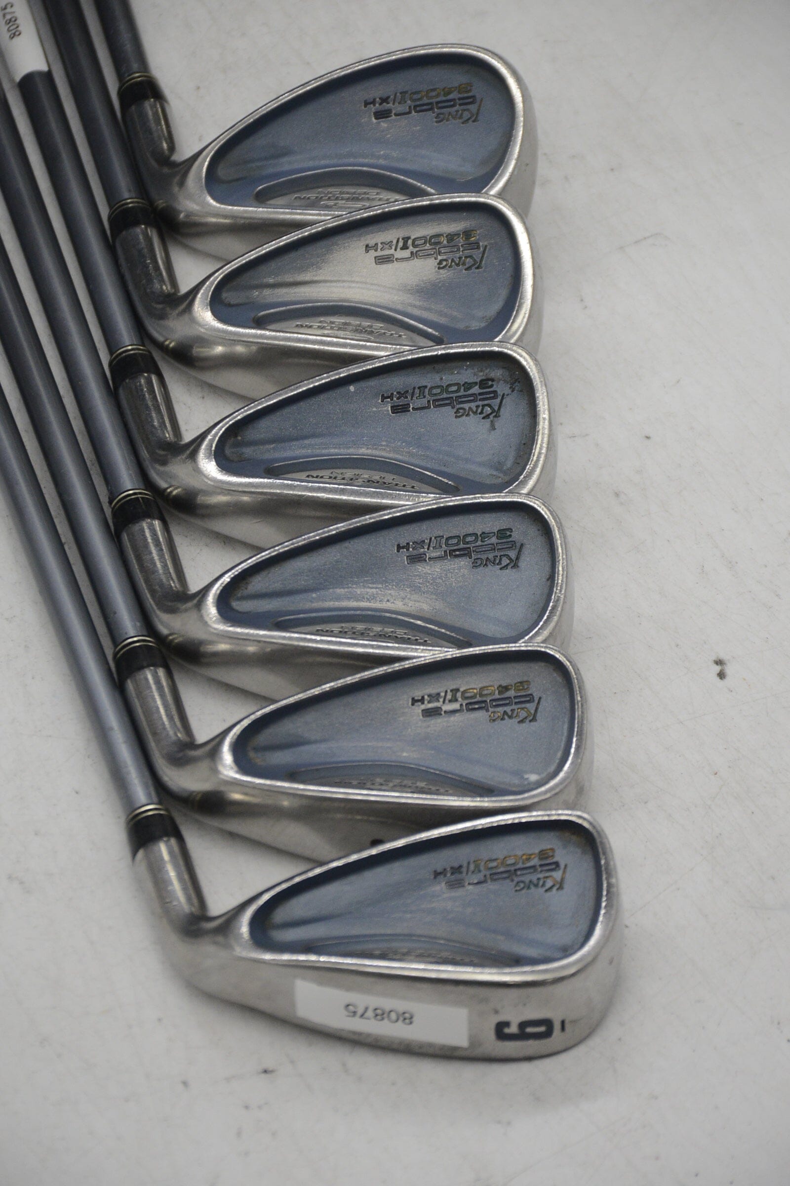 Women's Cobra 3400 I/Xh 6-GW Iron Set W Flex Std Length Golf Clubs GolfRoots 