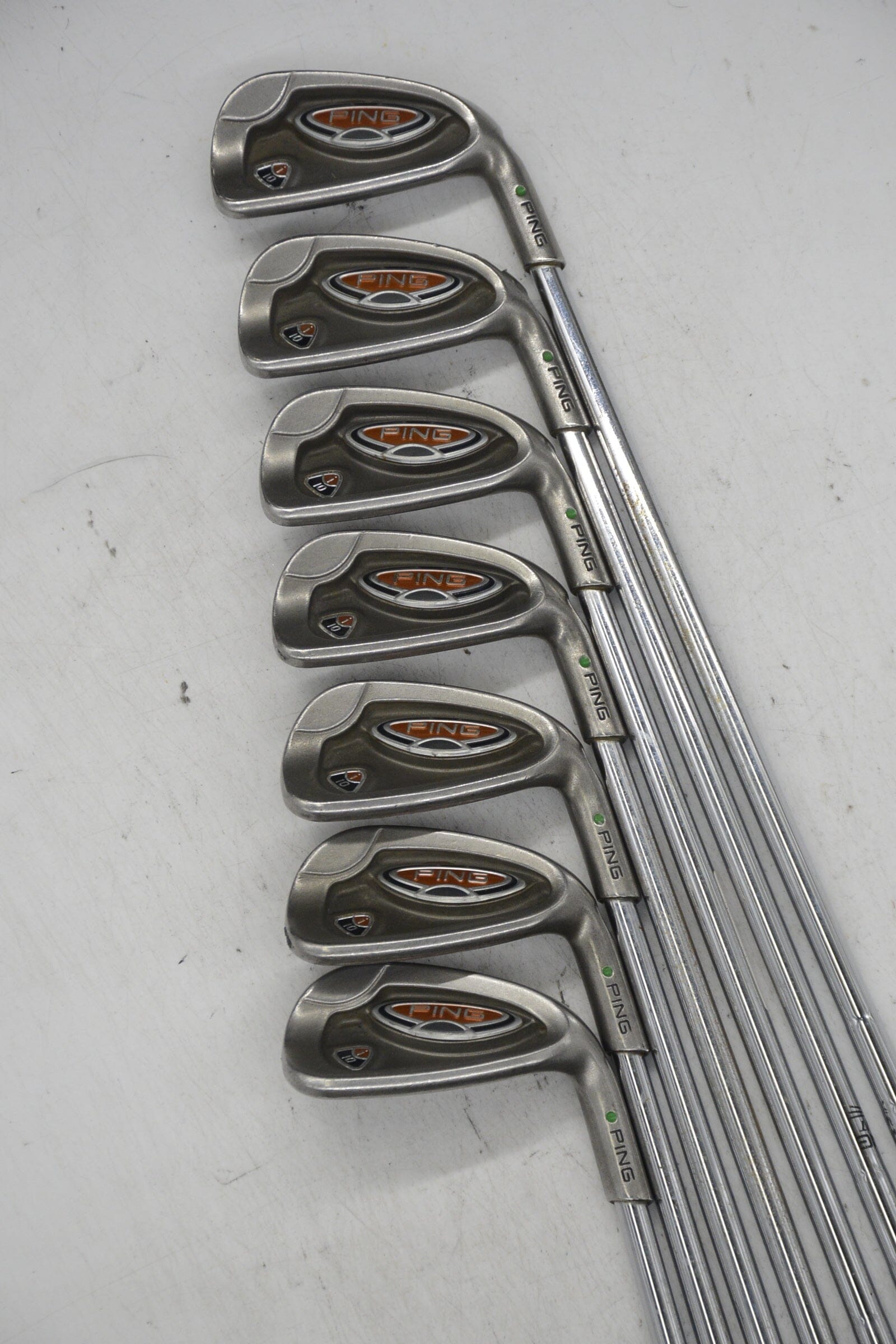 Ping I10 4-PW Iron Set S Flex +0.25" Golf Clubs GolfRoots 