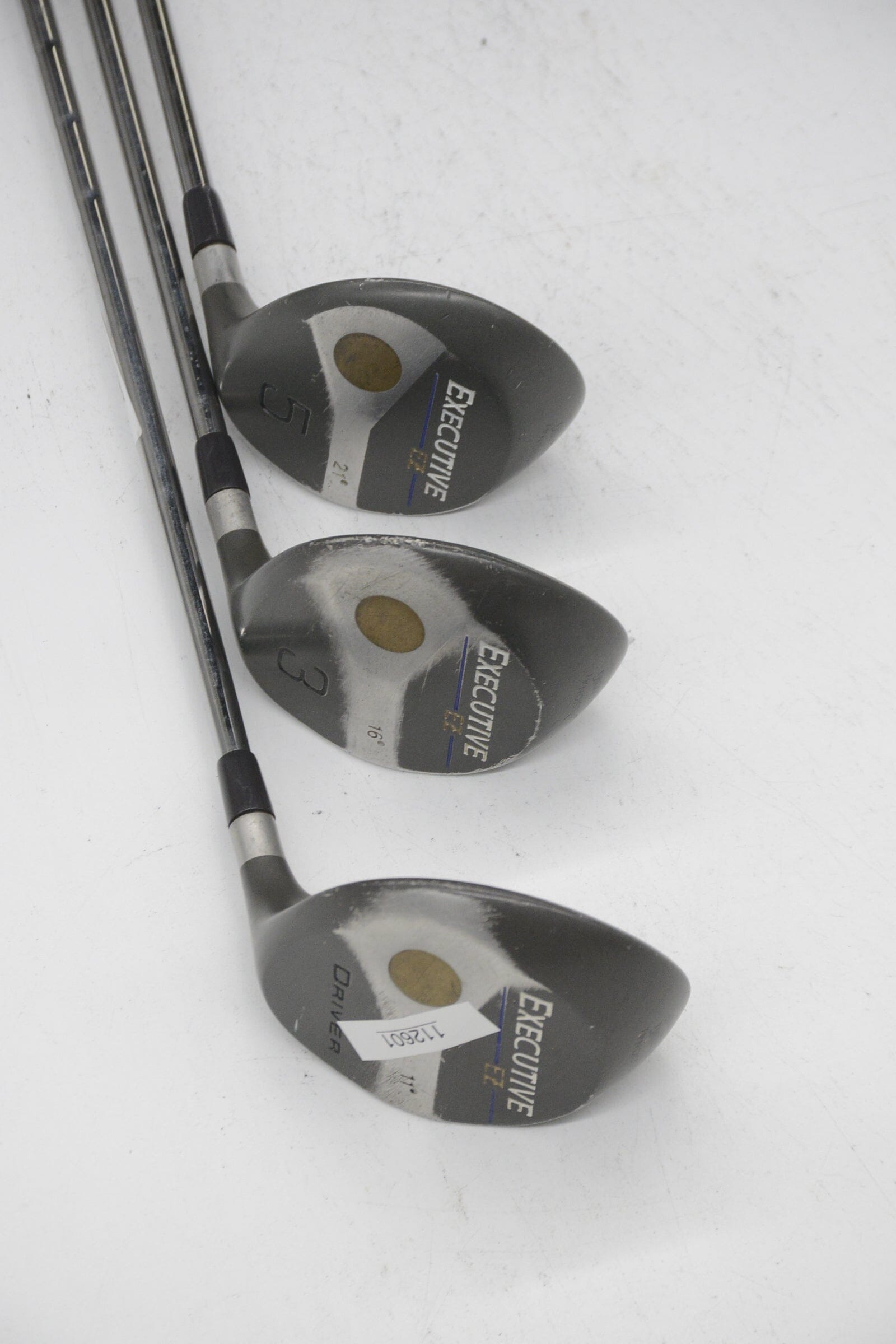 Women's Spalding Executive EZ D, 3W, 5W Wood Set W Flex Golf Clubs GolfRoots 
