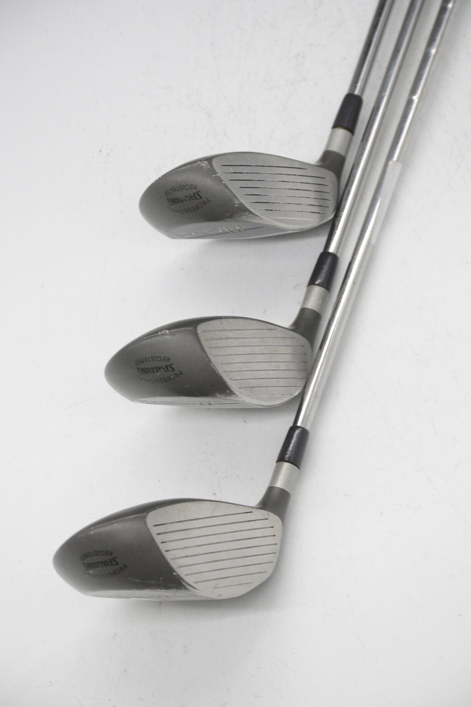 Women's Spalding Executive EZ D, 3W, 5W Wood Set W Flex Golf Clubs GolfRoots 