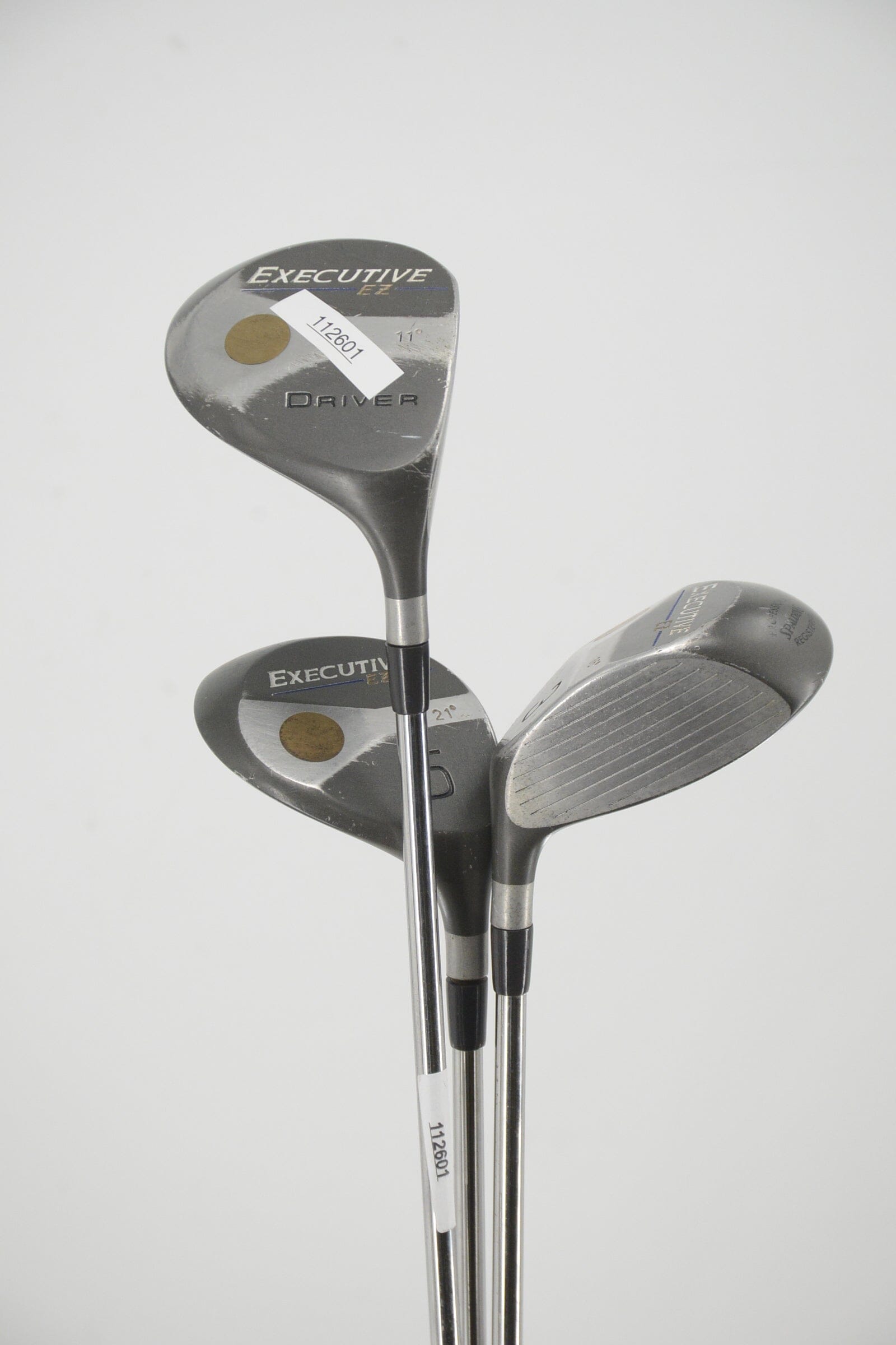 Women's Spalding Executive EZ D, 3W, 5W Wood Set W Flex Golf Clubs GolfRoots 