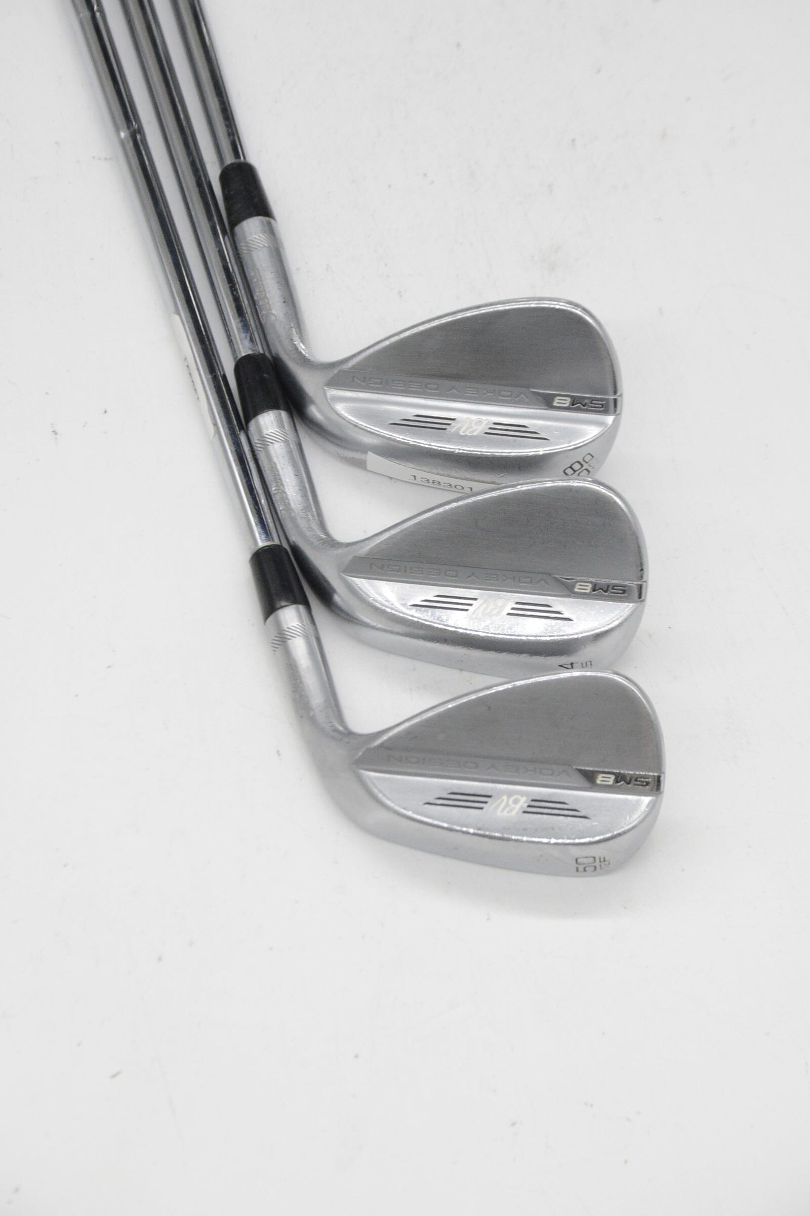 Titleist Vokey SM8 Tour Chrome 50, 54, 58 Degree Wedge Set Wedge Flex Golf Clubs GolfRoots 