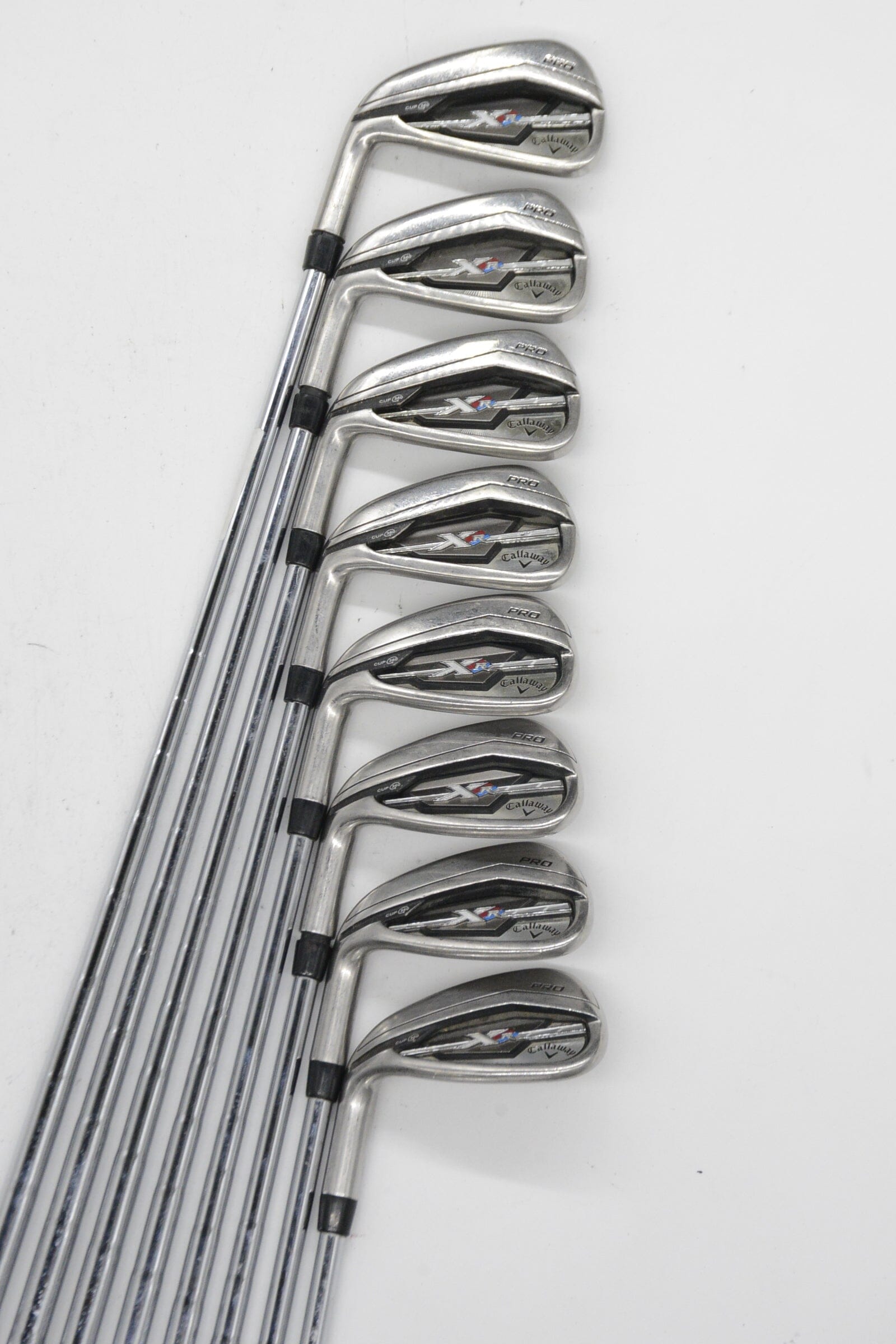 Lefty Callaway XR Pro 4-AW Iron Set S Flex Std Length Golf Clubs GolfRoots 