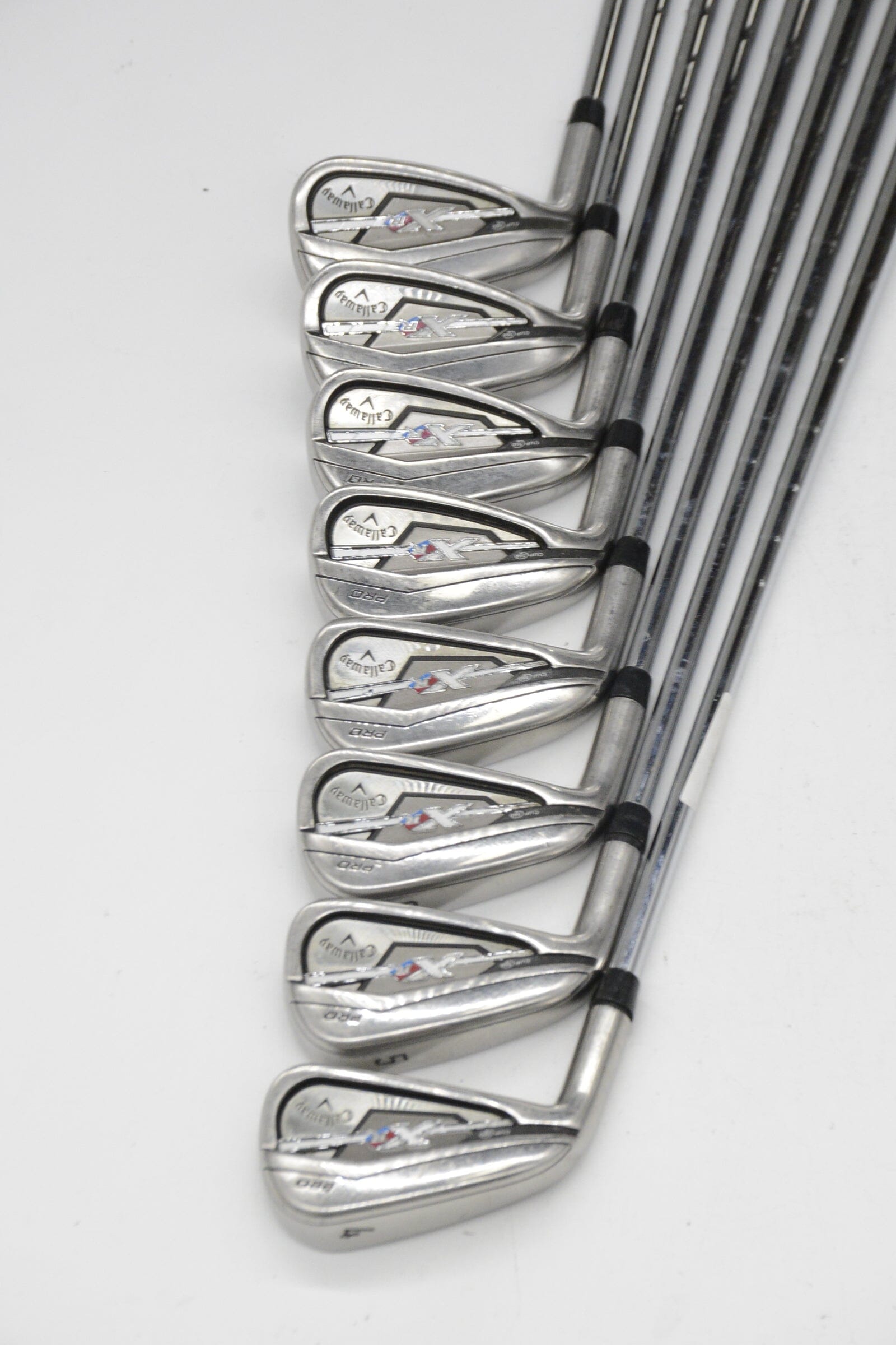Lefty Callaway XR Pro 4-AW Iron Set S Flex Std Length Golf Clubs GolfRoots 