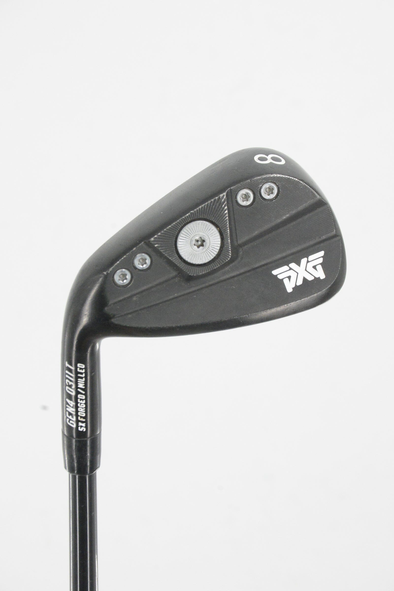 Lefty PXG 0311P Gen 4 Xtreme Dark 4-8, PW Iron Set S Flex +0.75" Golf Clubs GolfRoots 