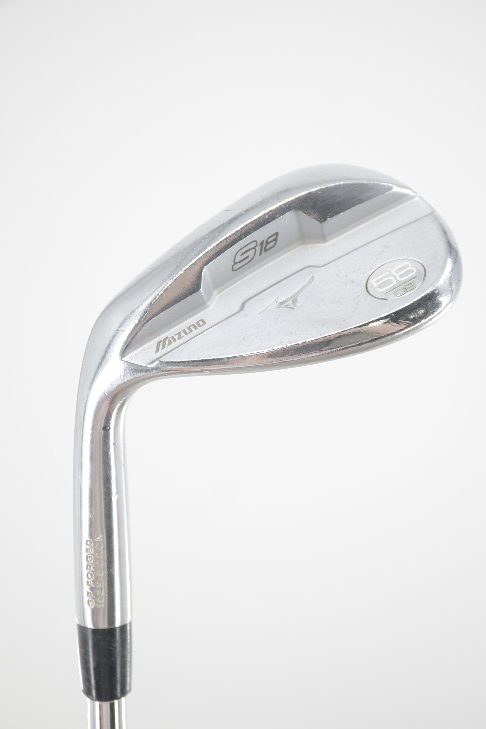 Lefty Mizuno S18 White Satin 58 Degree Wedge S Flex 35.25" Golf Clubs GolfRoots 