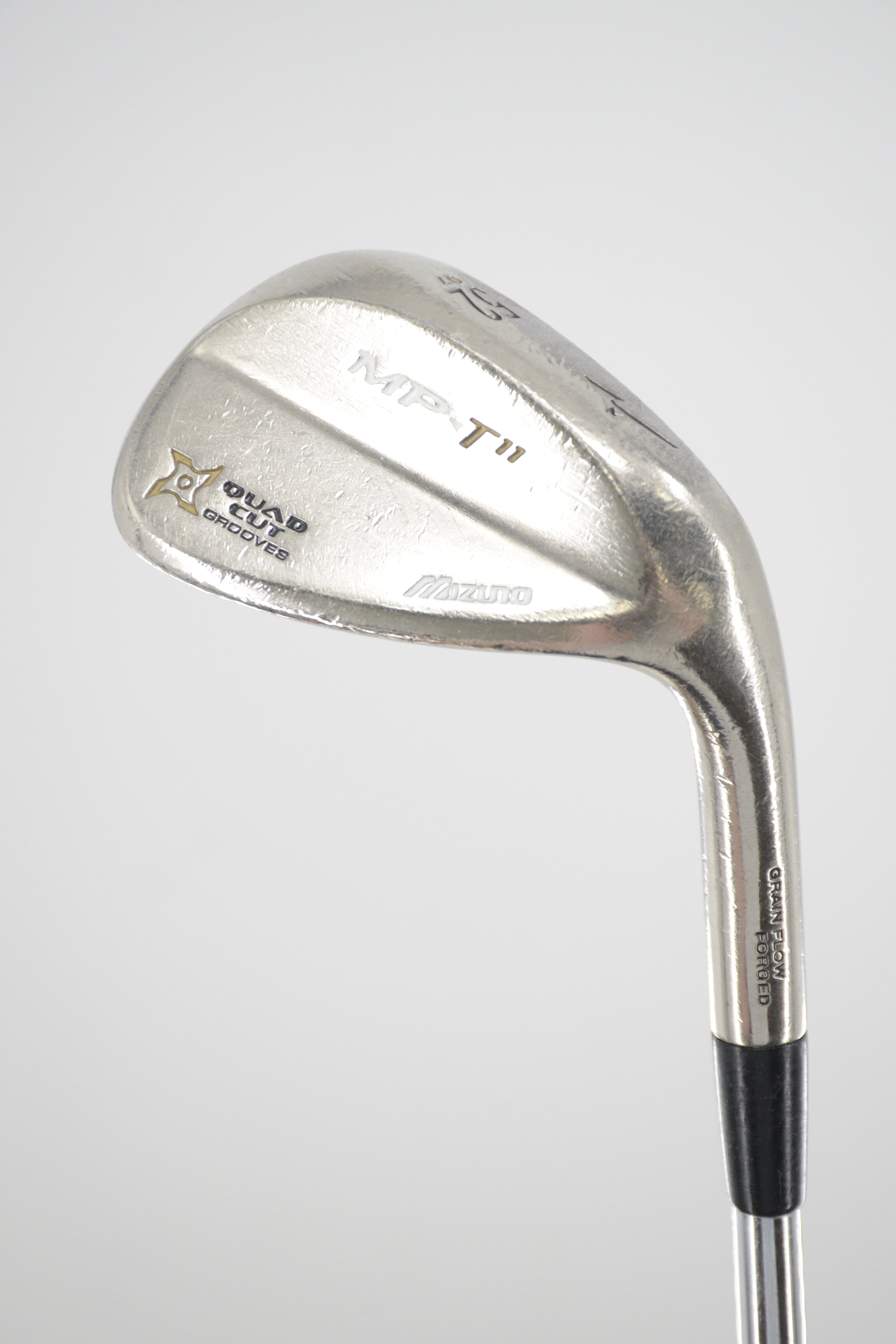 Mizuno MP T-11 White Satin Chrome 52 Degree Wedge S Flex 35.5" Golf Clubs GolfRoots 