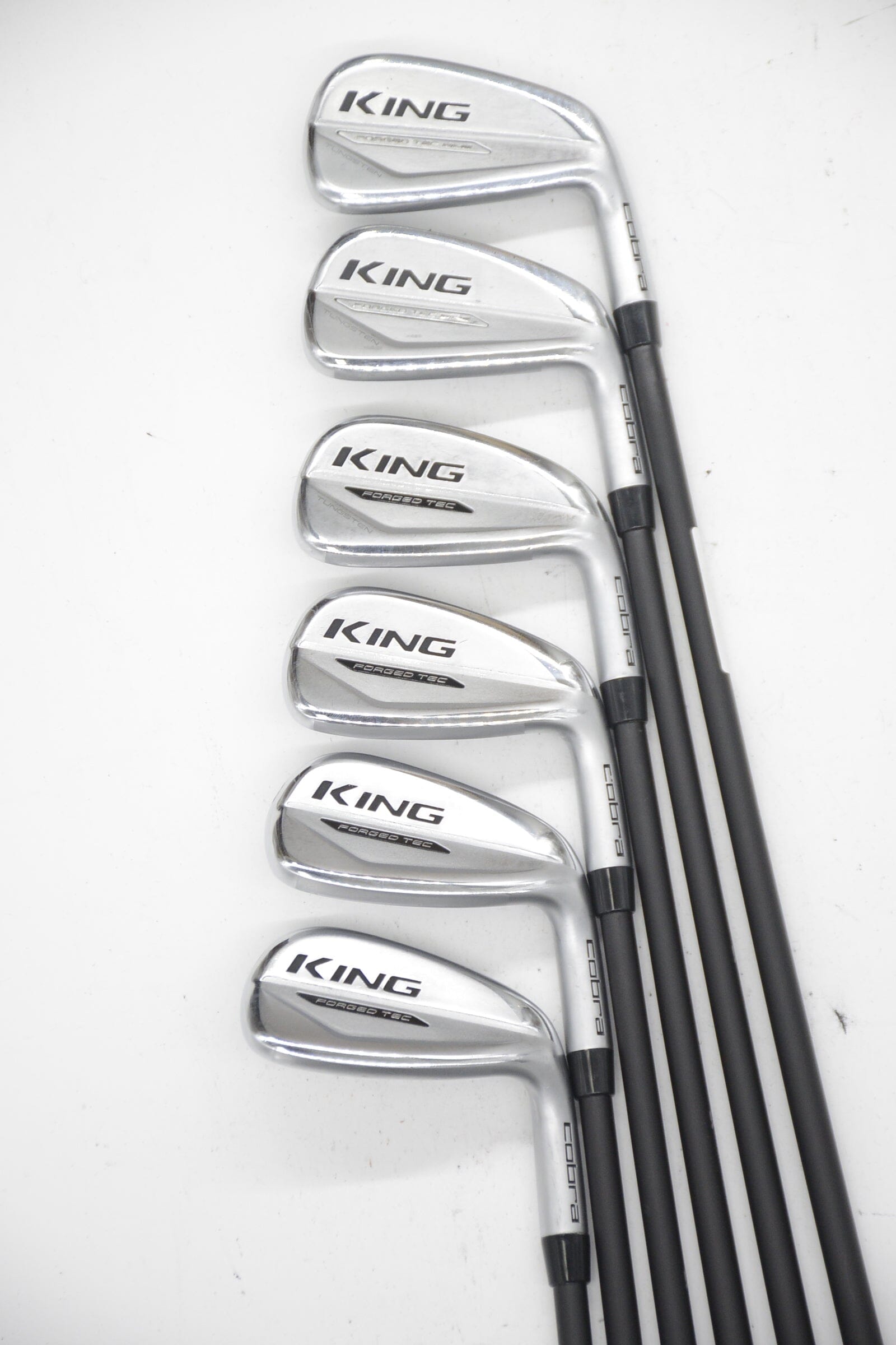 Cobra King Forged Tec 2020 5-PW Iron Set S Flex -0.75" Golf Clubs GolfRoots 