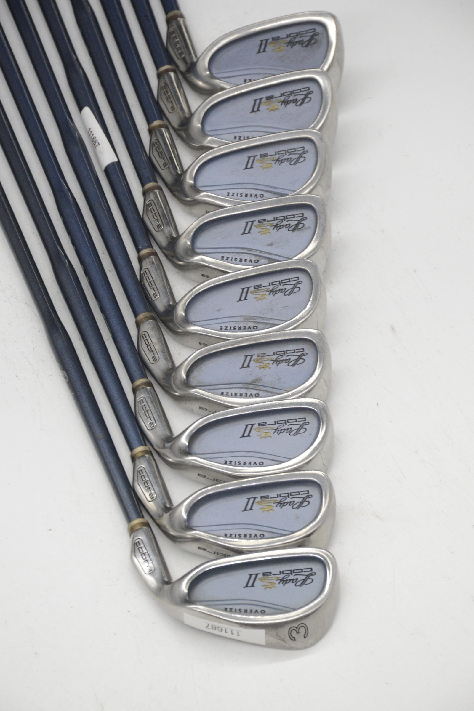 Women's Cobra King Cobra 2 Oversize 3-GW Iron Set W Flex -0.25" Golf Clubs GolfRoots 