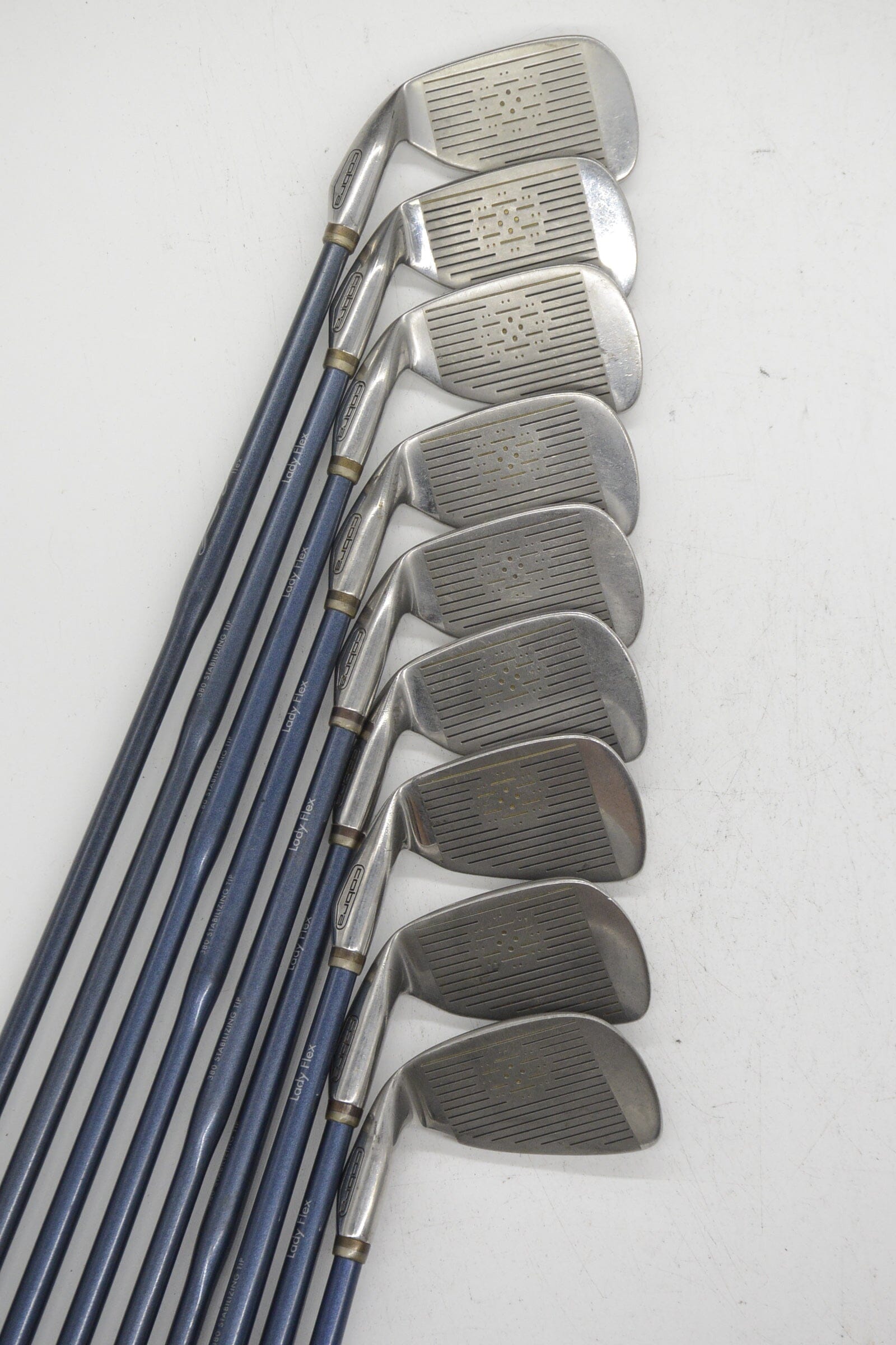 Women's Cobra King Cobra 2 Oversize 3-GW Iron Set W Flex -0.25" Golf Clubs GolfRoots 
