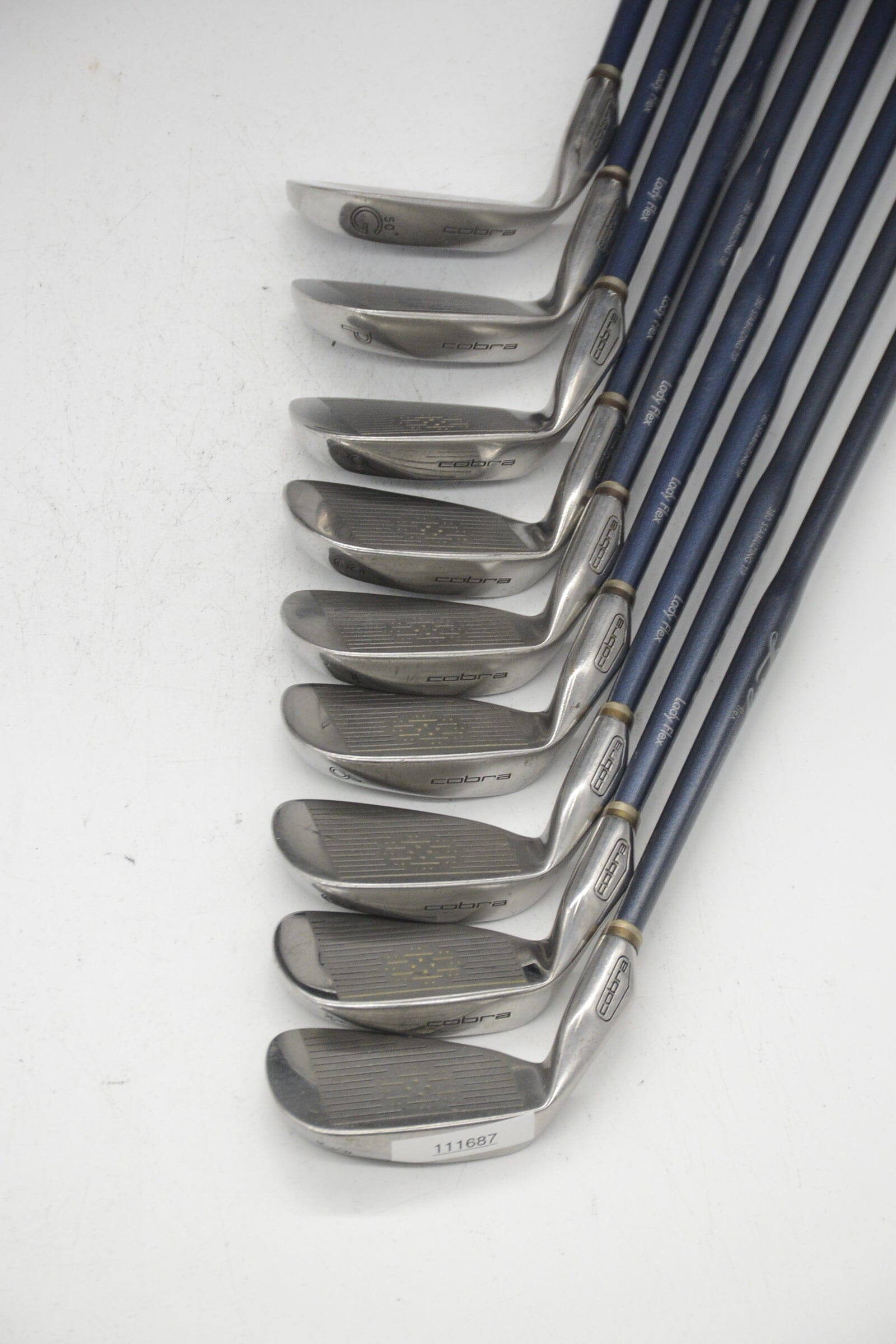 Women's Cobra King Cobra 2 Oversize 3-GW Iron Set W Flex -0.25" Golf Clubs GolfRoots 