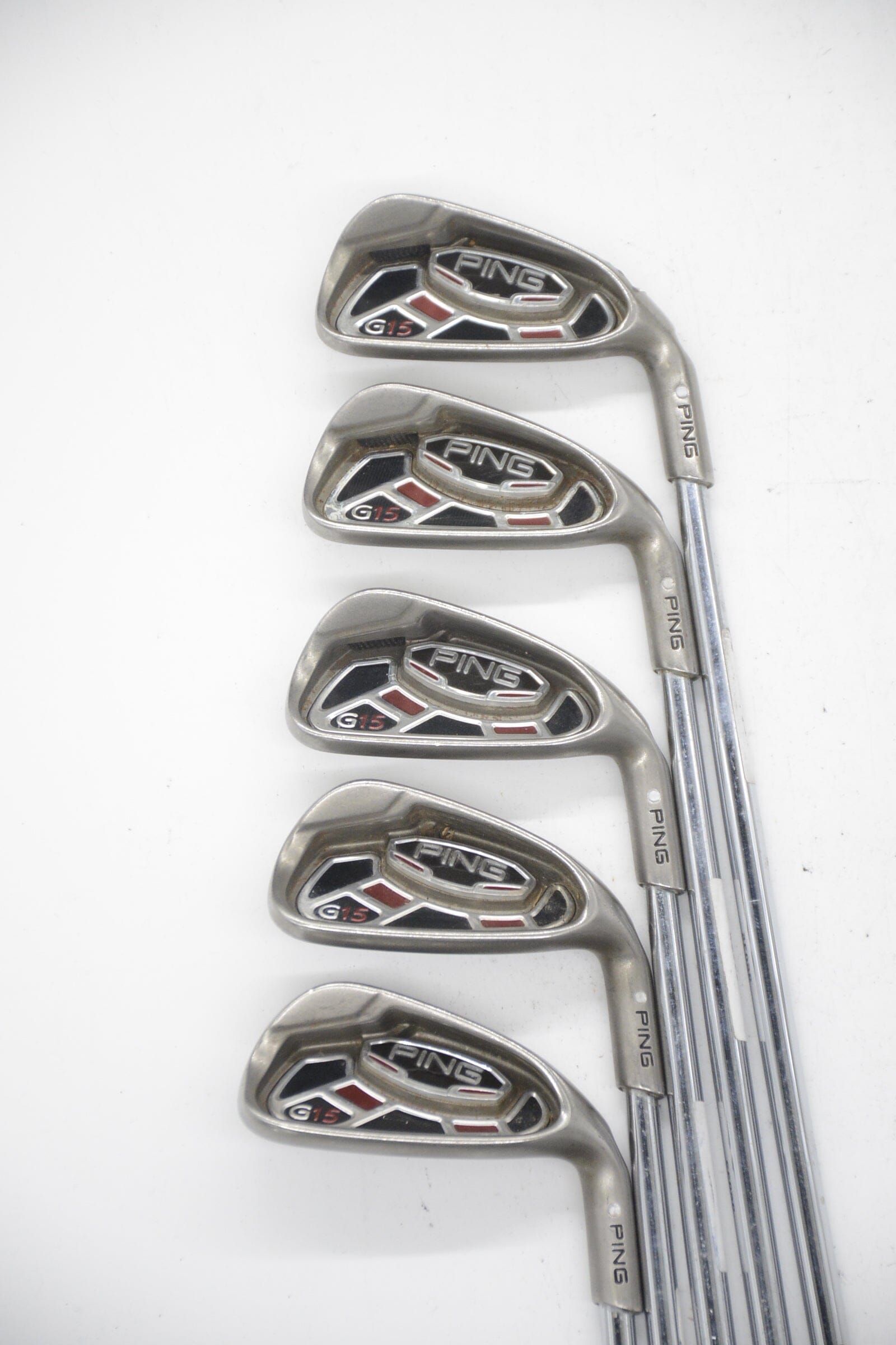 Ping G15 4-6, 8-9 Iron Set S Flex +1.5" Golf Clubs GolfRoots 