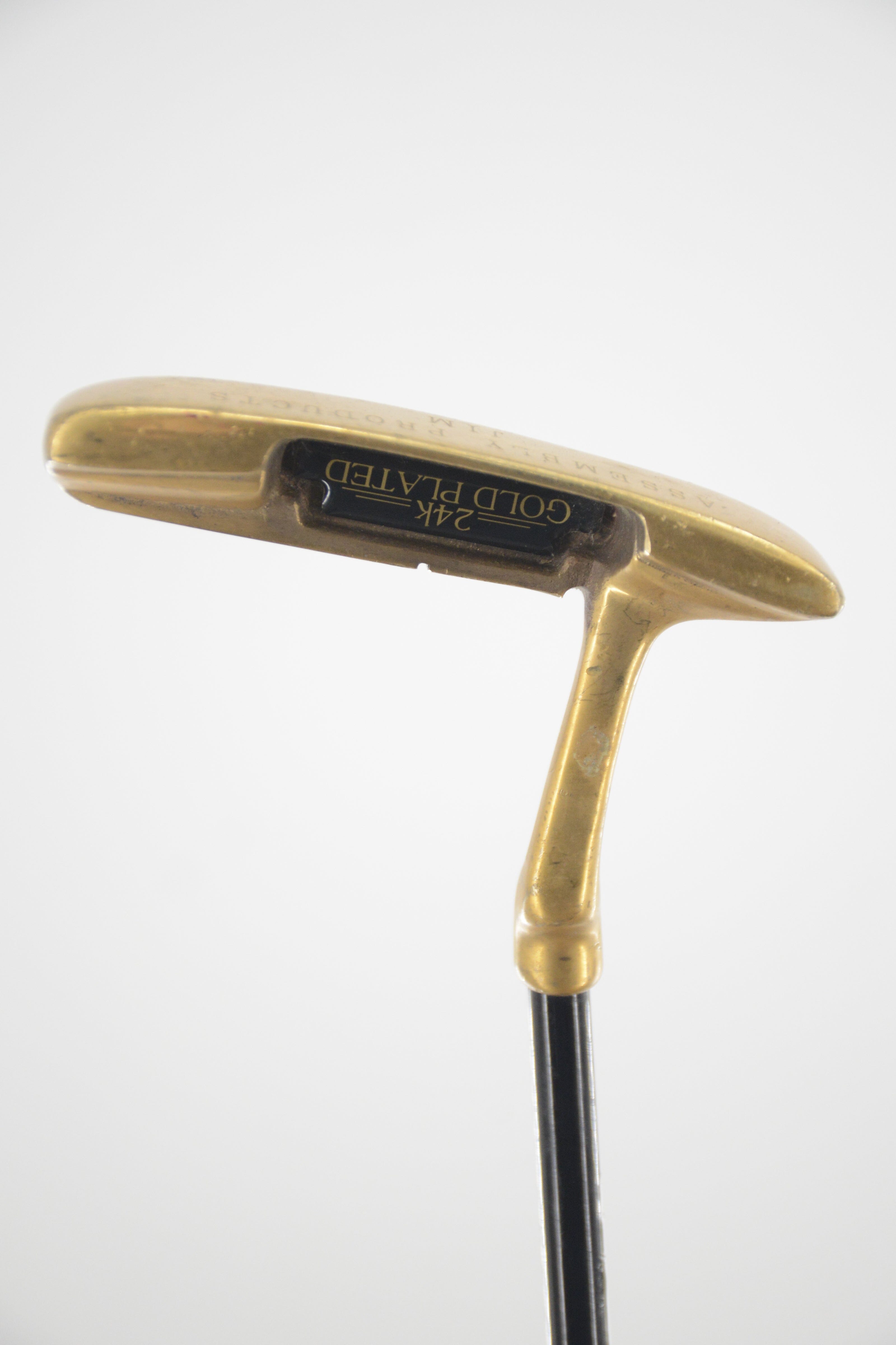 GolfSmith 24K Gold Plated Putter 35.5" Golf Clubs GolfRoots 