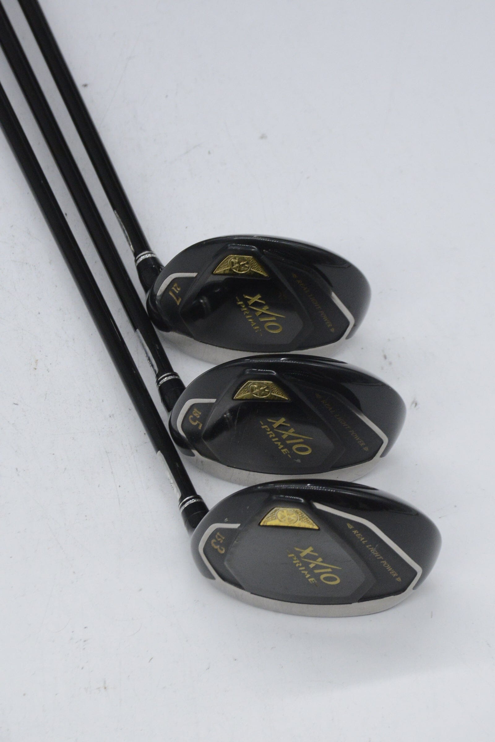 XXIO Prime 10 3W, 5W, 7W Wood Set R Flex Golf Clubs GolfRoots 