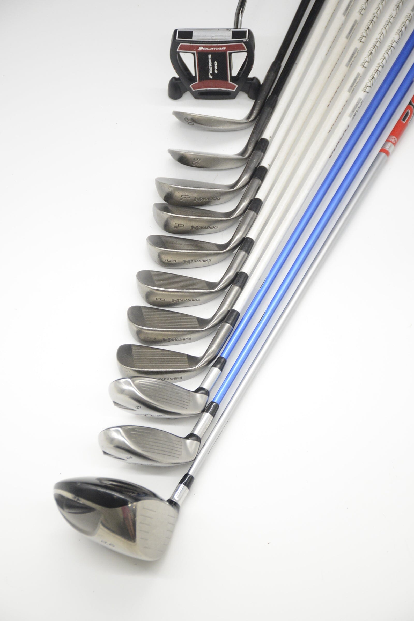 Nakashima Tour Forged Mixed Full Set R Flex -0.25" Golf Clubs GolfRoots 