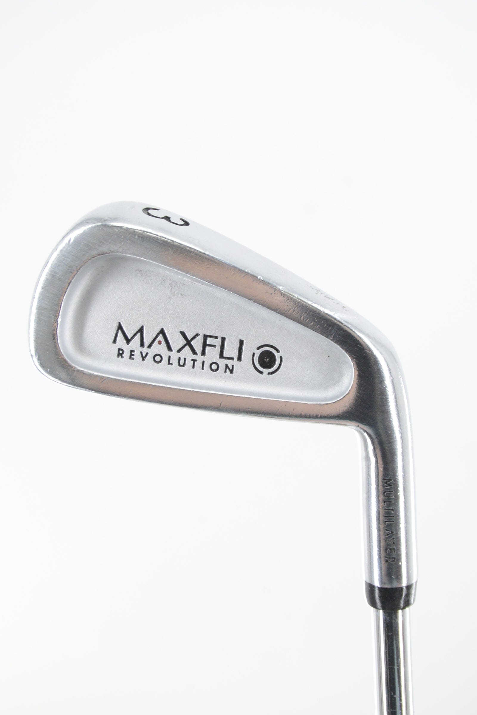 MaxFli Revolution Black 3 Iron R Flex 38.75" Golf Clubs GolfRoots 