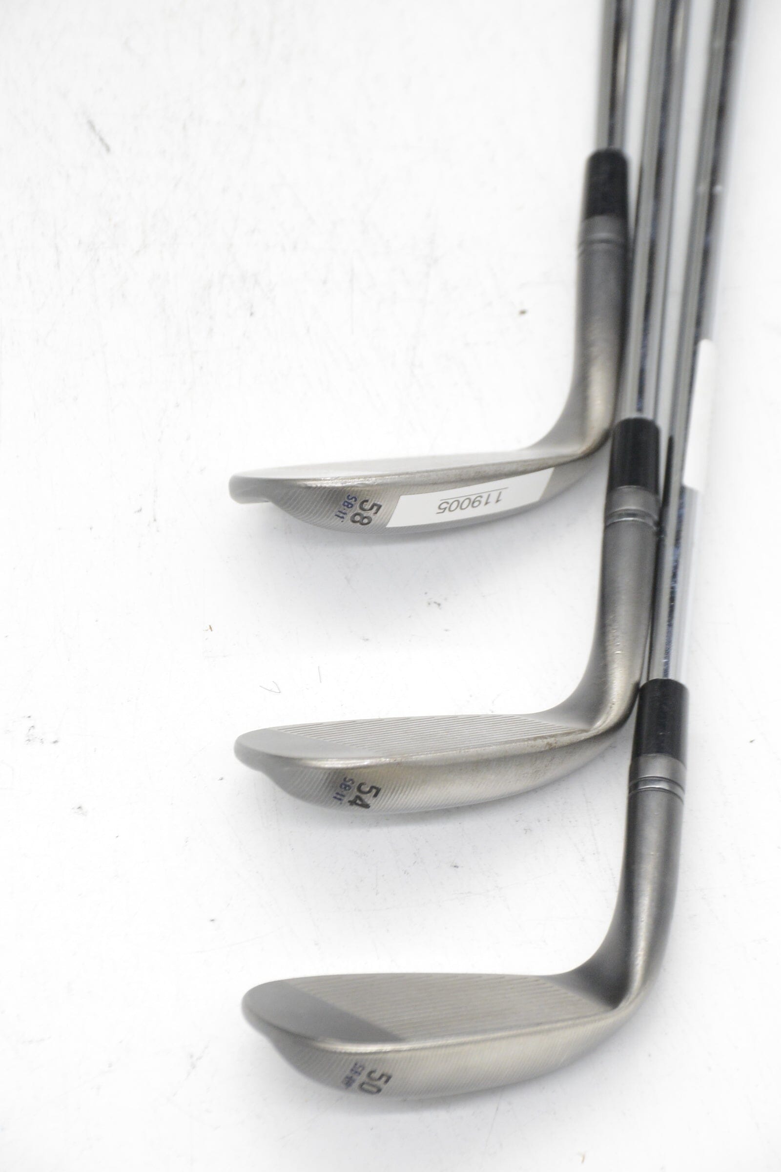 TaylorMade MG3 Black 50, 54, 58 Degree Wedge Set S Flex Golf Clubs GolfRoots 