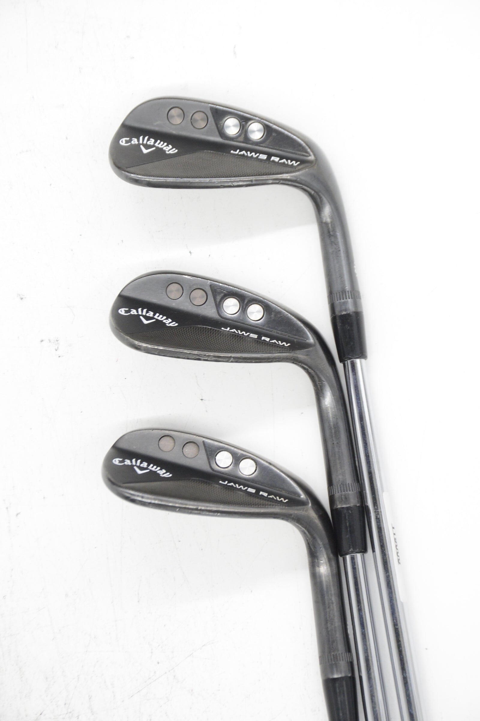 Callaway Jaws Raw Black Plasma 48, 54, 58 Degree Wedge Set Wedge Flex Golf Clubs GolfRoots 