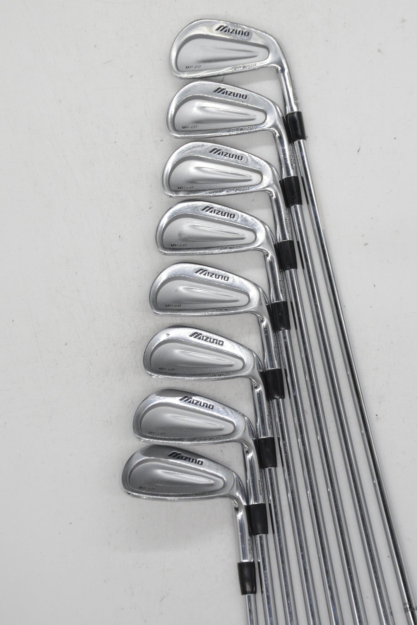 Mizuno MP 60 3-PW Iron Set S Flex +1" Golf Clubs GolfRoots 