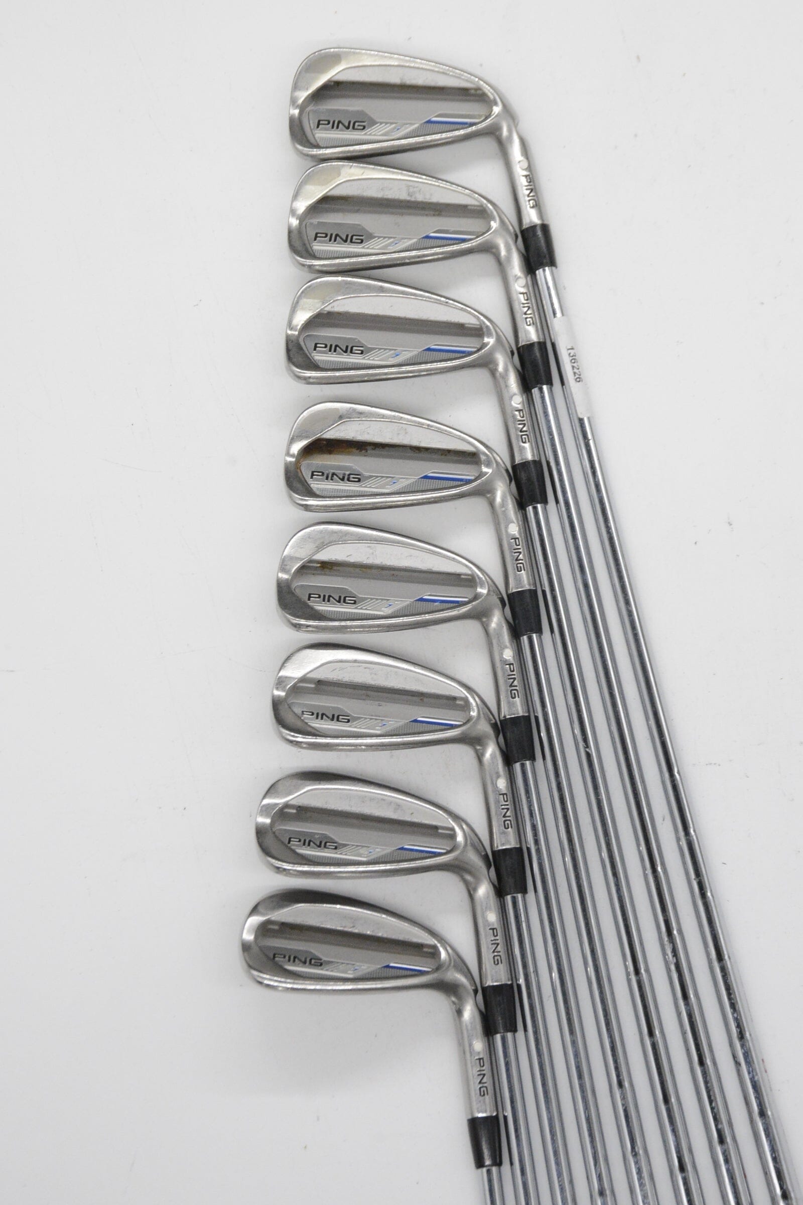 Ping I Series E1 4-UW Iron Set S Flex +0.25" Golf Clubs GolfRoots 
