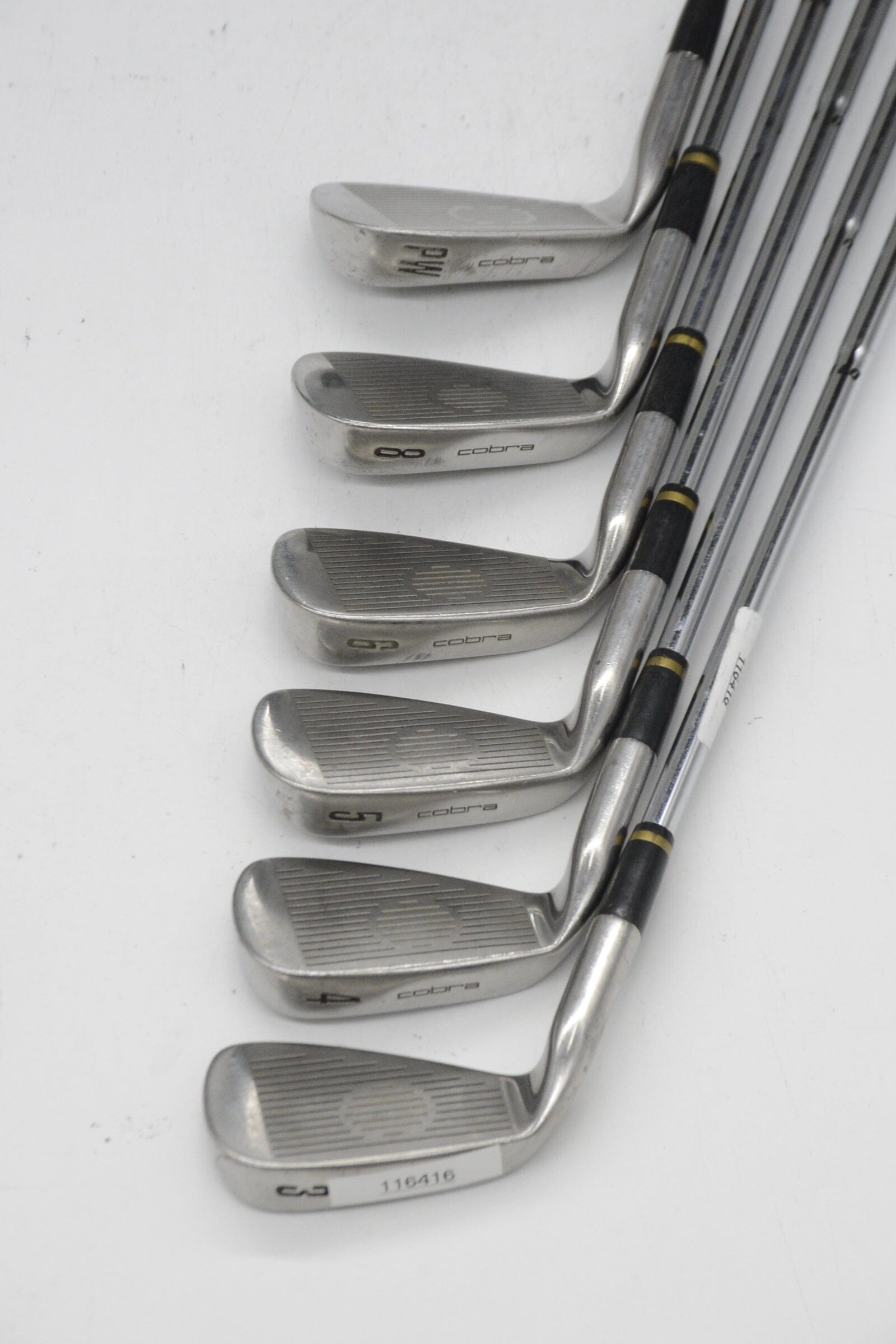 Cobra King Cobra Oversize 3-6, 8, PW Iron Set S Flex Std Length Golf Clubs GolfRoots 