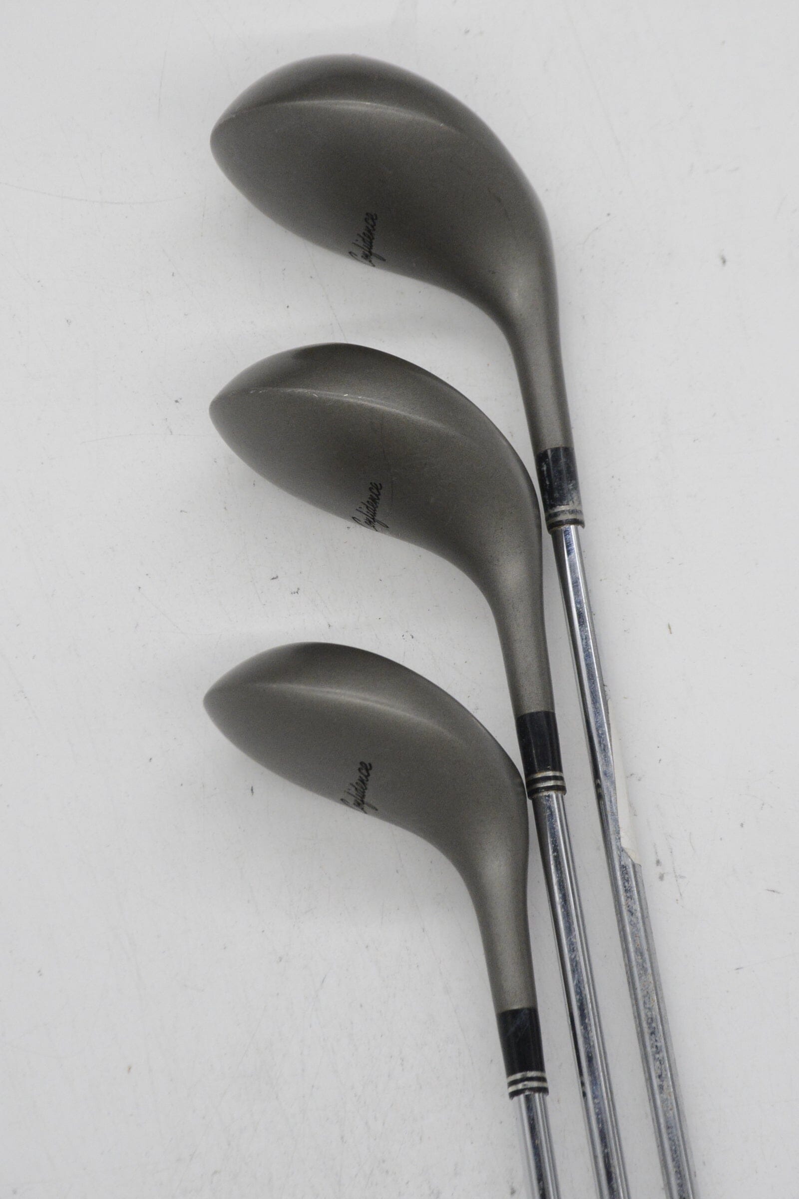 Confidence Visa II D, 3W, 5W Wood Set R Flex Golf Clubs GolfRoots 