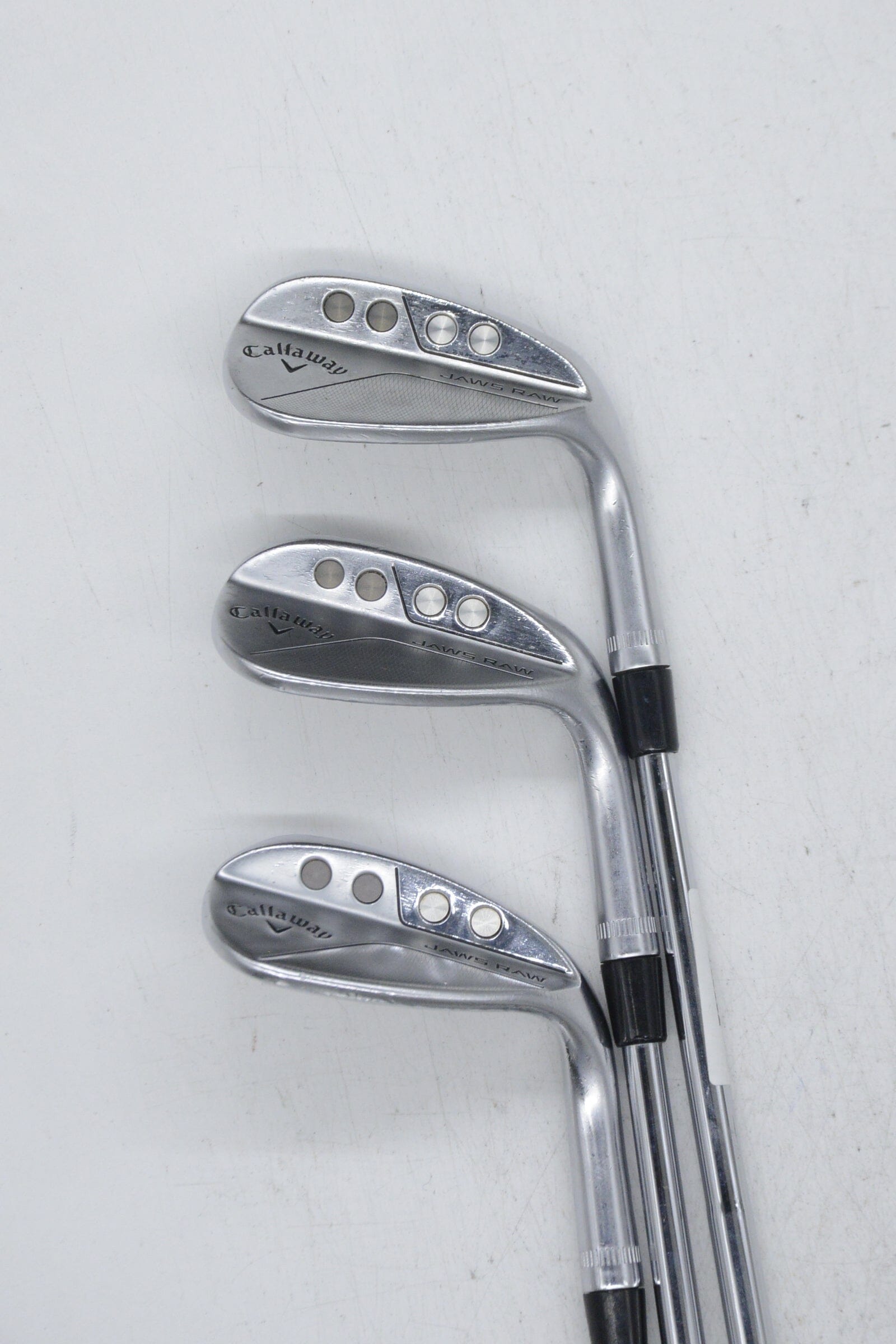 Callaway Jaws Raw 50, 54, 58 Degree Wedge Set X Flex Golf Clubs GolfRoots 