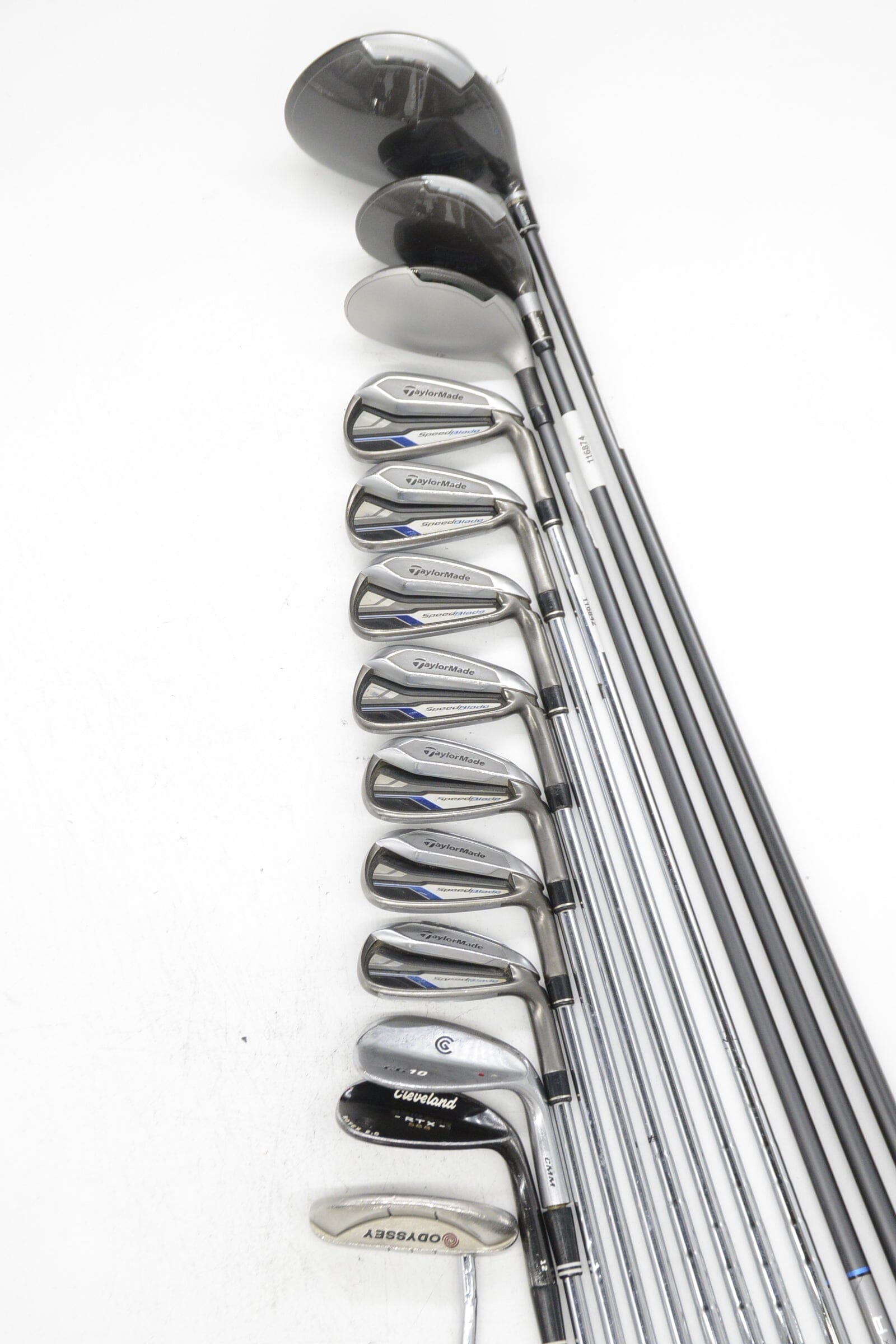 TaylorMade Speedblade Mixed Full Set R Flex +0.5" Golf Clubs GolfRoots 