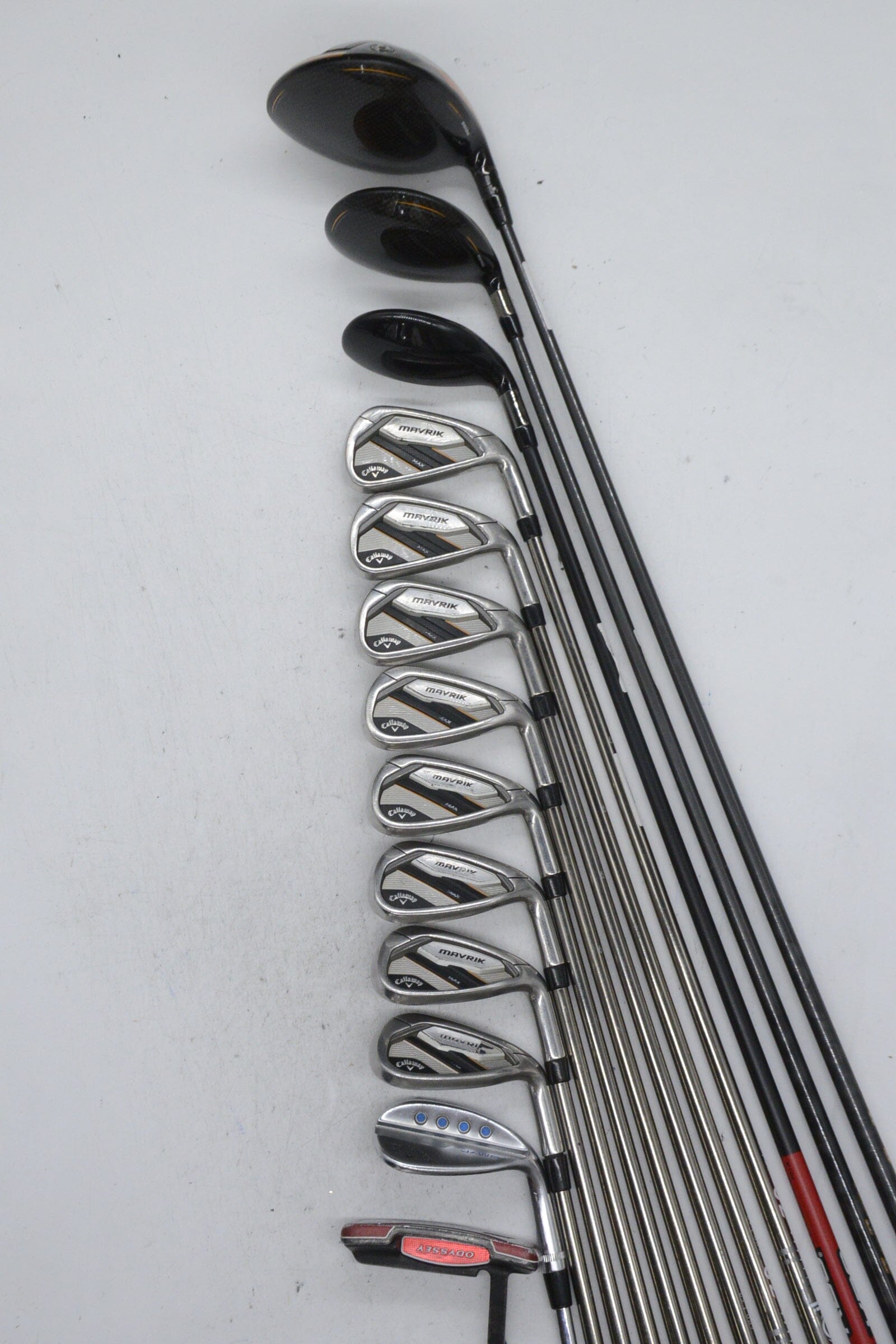 Callaway Mavrik Max Mixed Full Set R Flex -0.5" Golf Clubs GolfRoots 