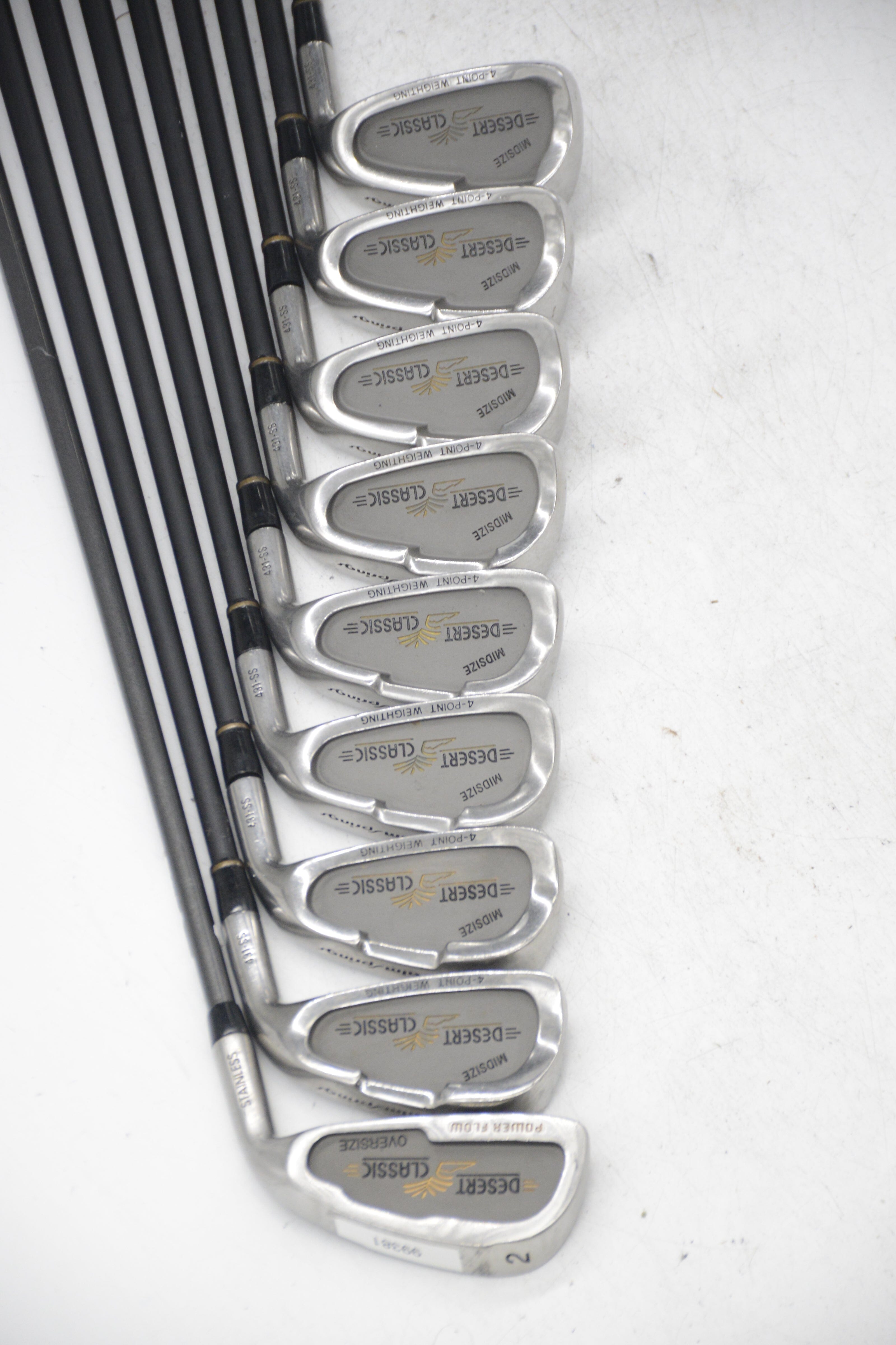 Palm Springs Desert Classic 2-PW Iron Set R Flex -0.25" Golf Clubs GolfRoots 