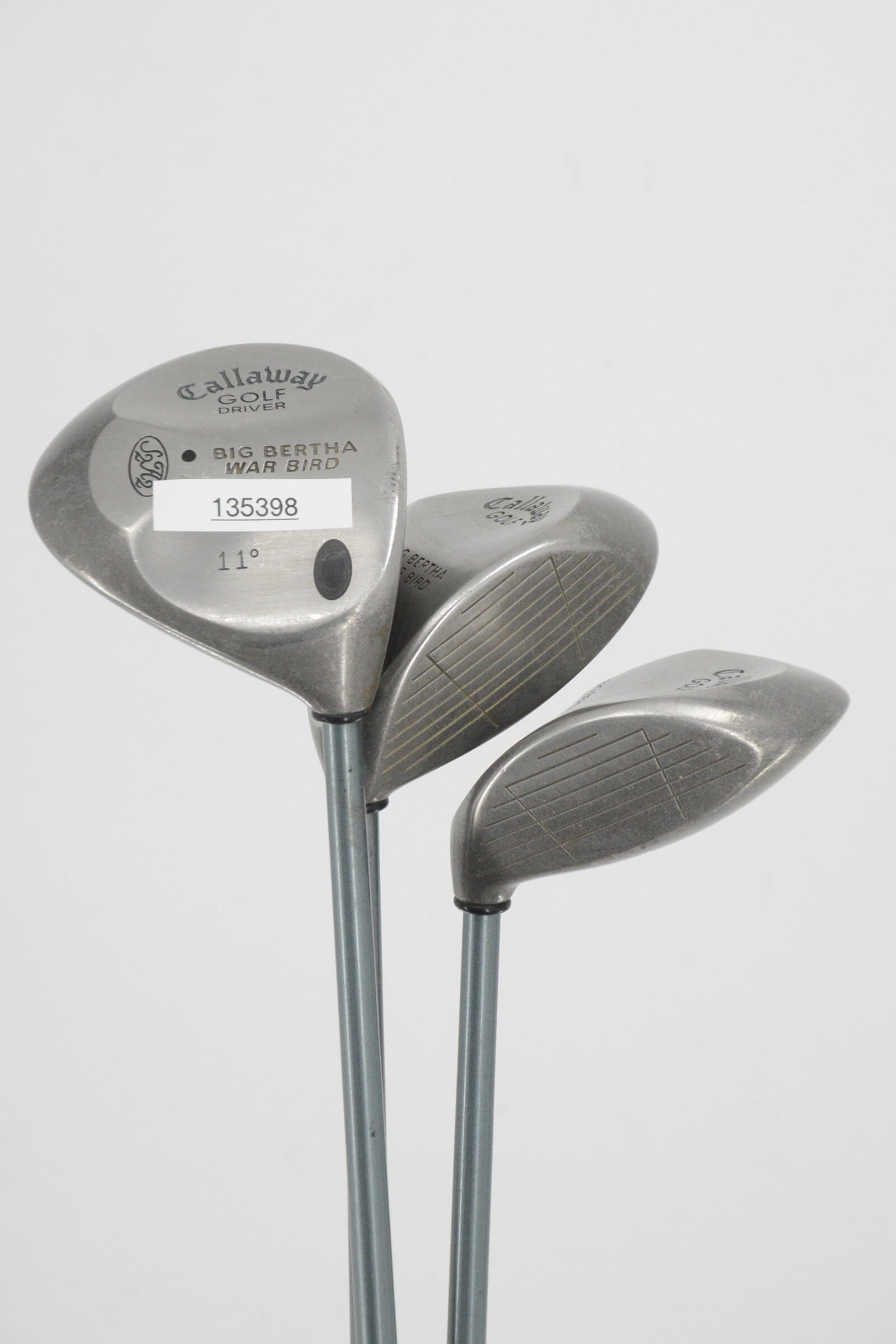 Women's Callaway Big Bertha War Bird D, 3W, 5W Wood Set W Flex Golf Clubs GolfRoots 