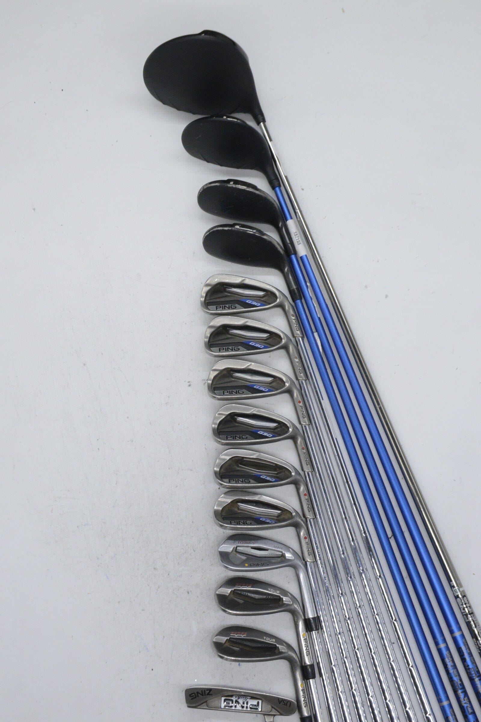 Ping G30 Mixed Full Set S Flex +0.25" Golf Clubs GolfRoots 