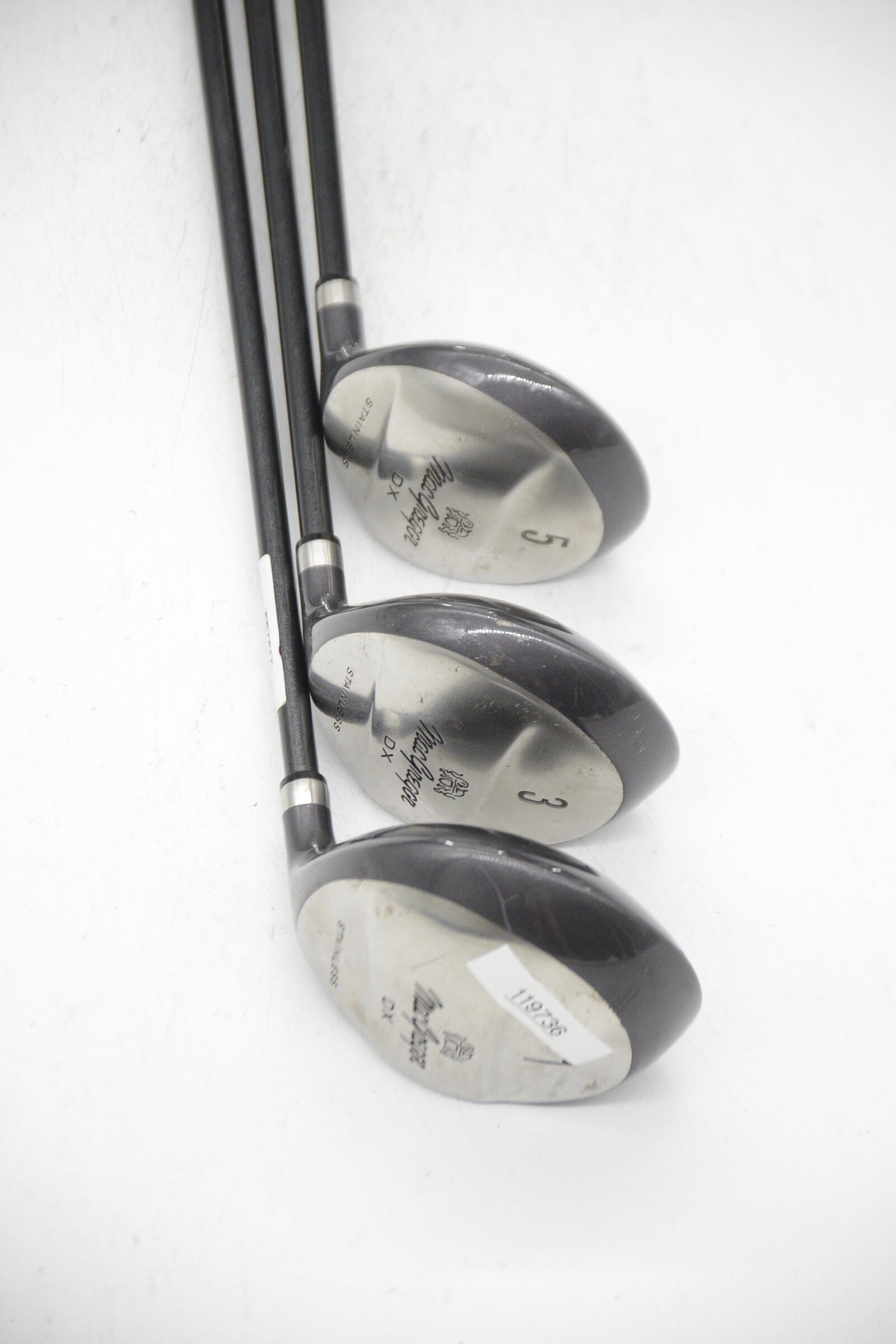 MacGregor DX D, 3W, 5W Wood Set R Flex Golf Clubs GolfRoots 