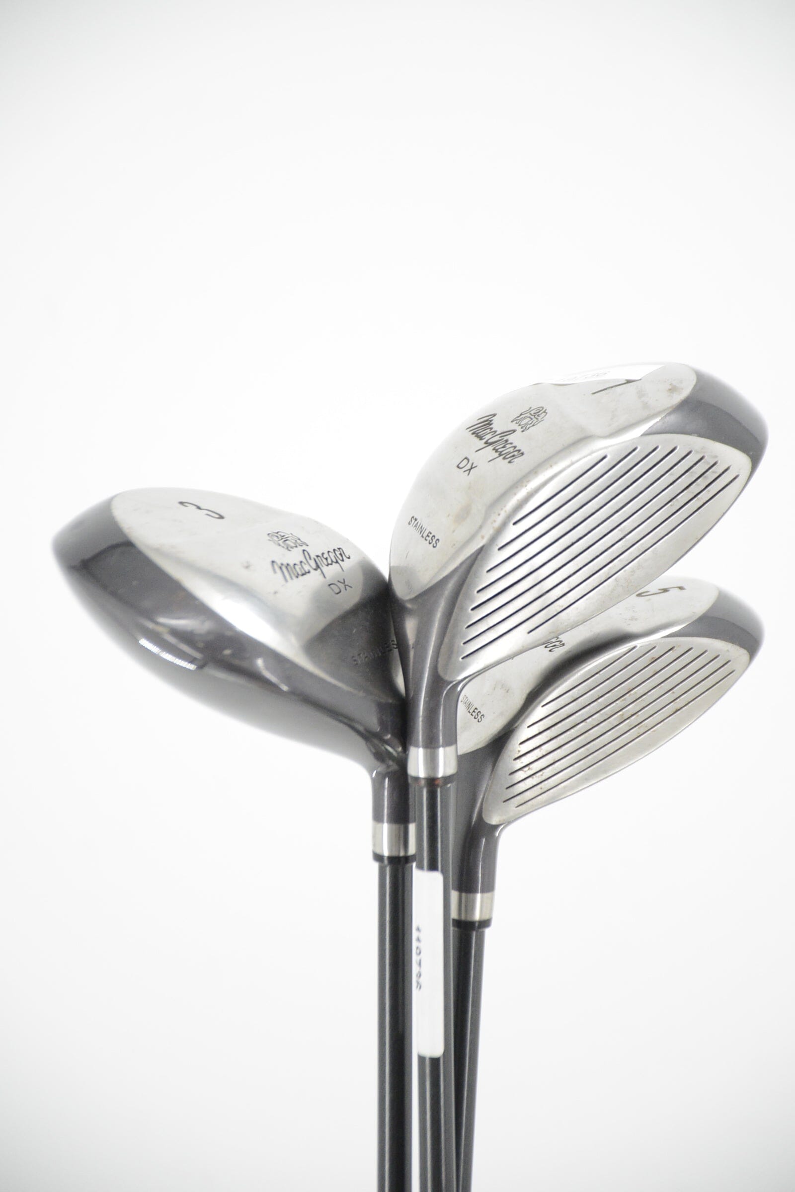 MacGregor DX D, 3W, 5W Wood Set R Flex Golf Clubs GolfRoots 