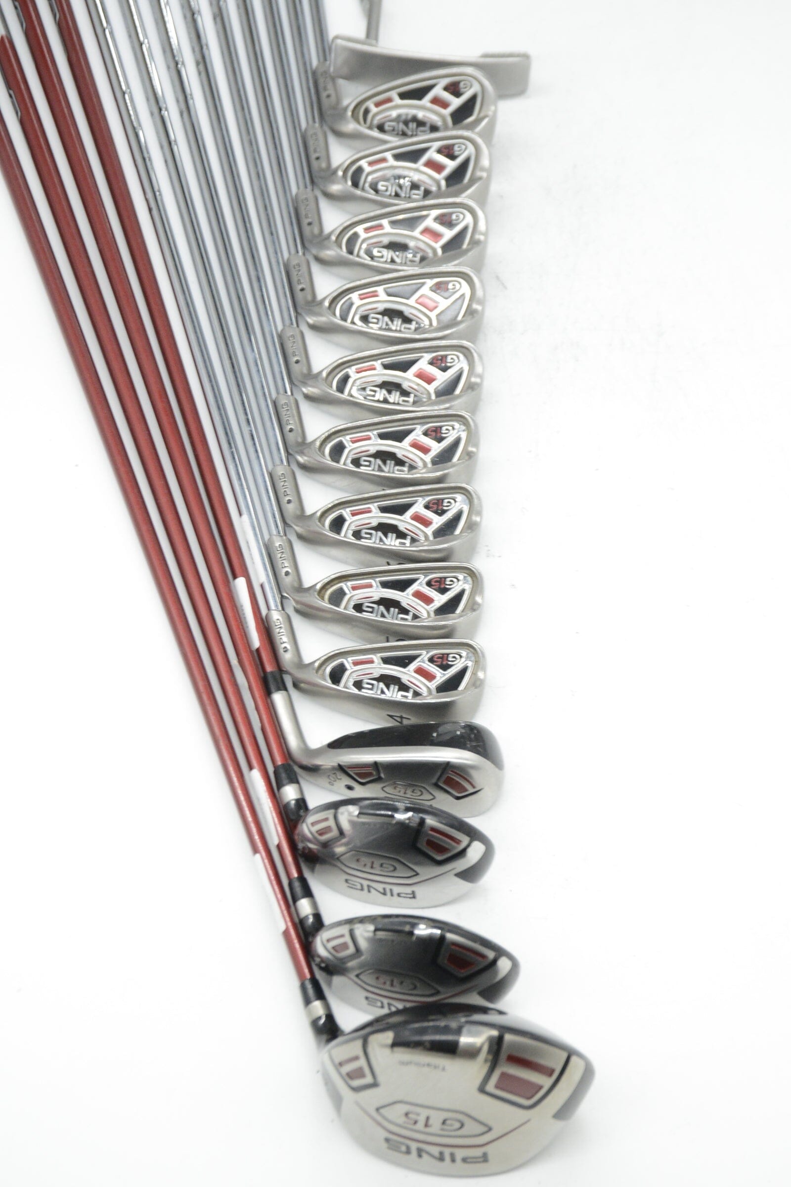 Ping G15 Mixed Full Set R Flex -0.25" Golf Clubs GolfRoots 