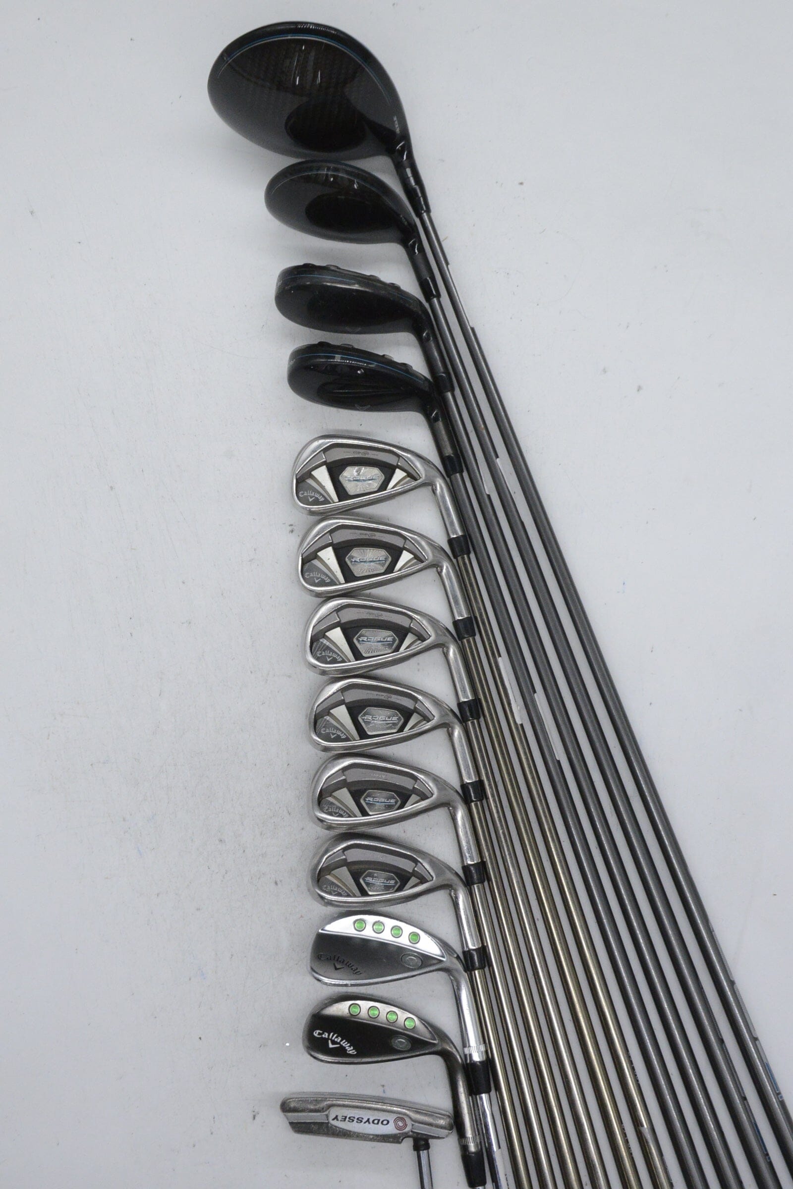 Callaway Rogue X Mixed Full Set R Flex -1.25" Golf Clubs GolfRoots 